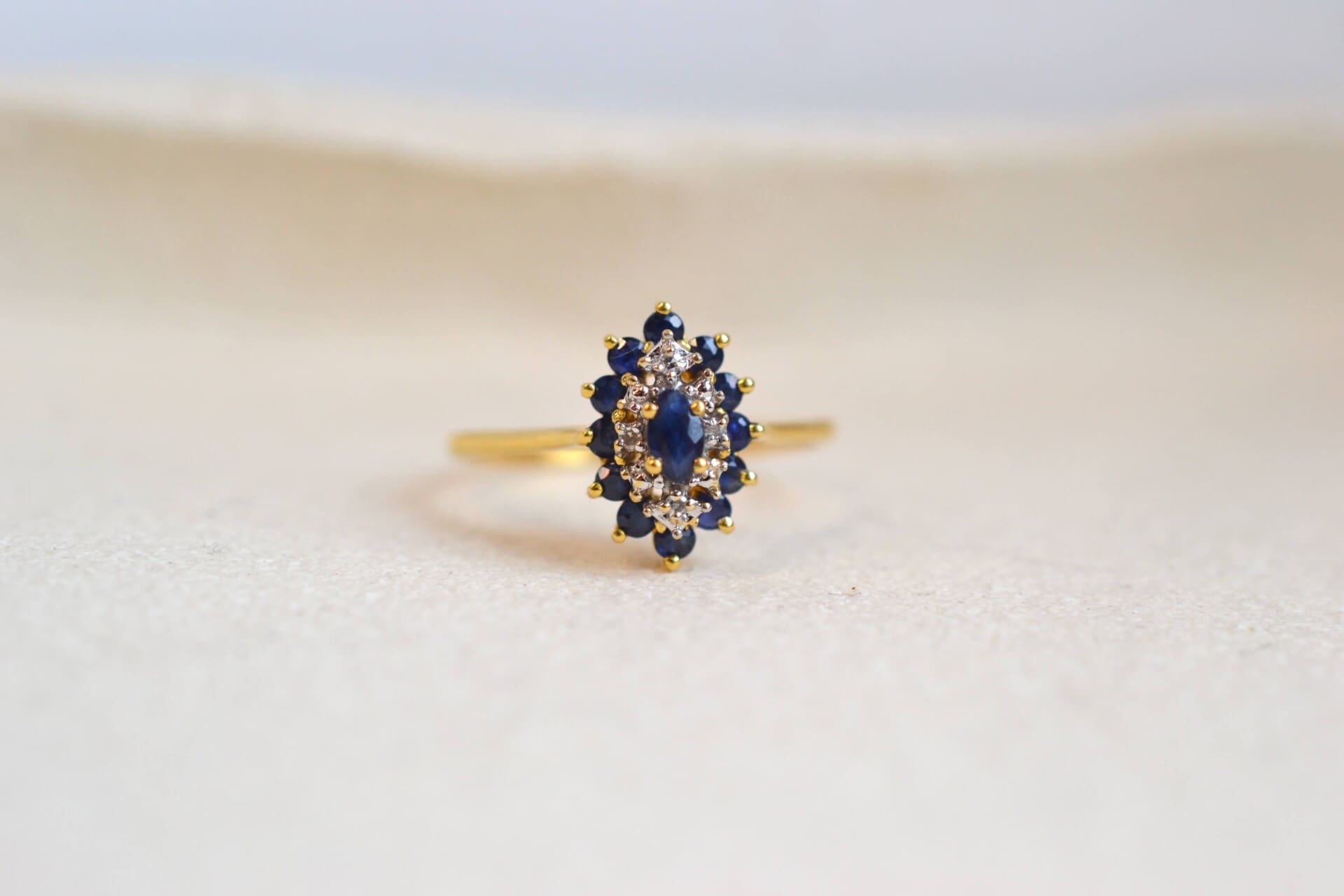 Marguerite Saphir et Diamants