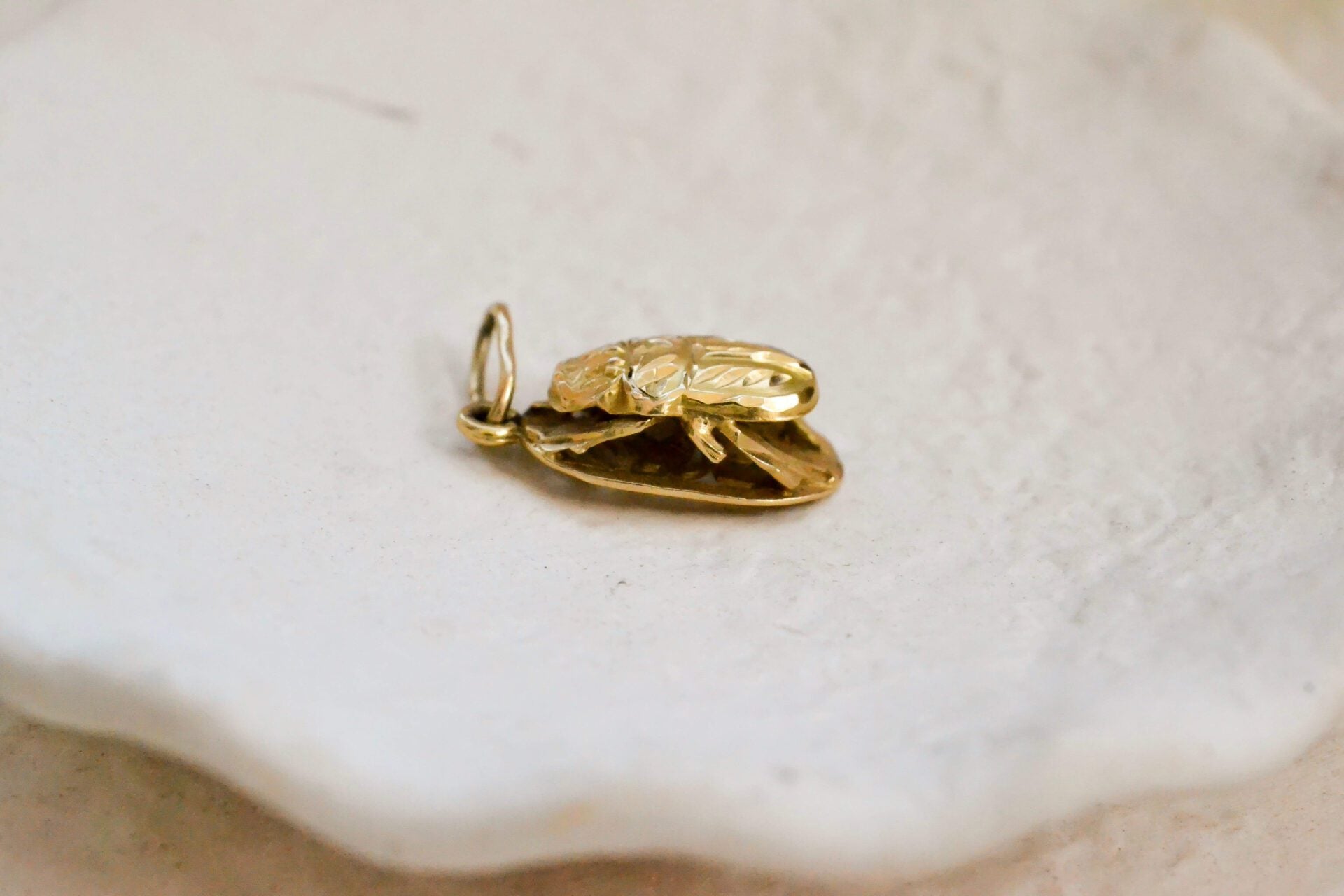 Pendentif scarabée Or jaune