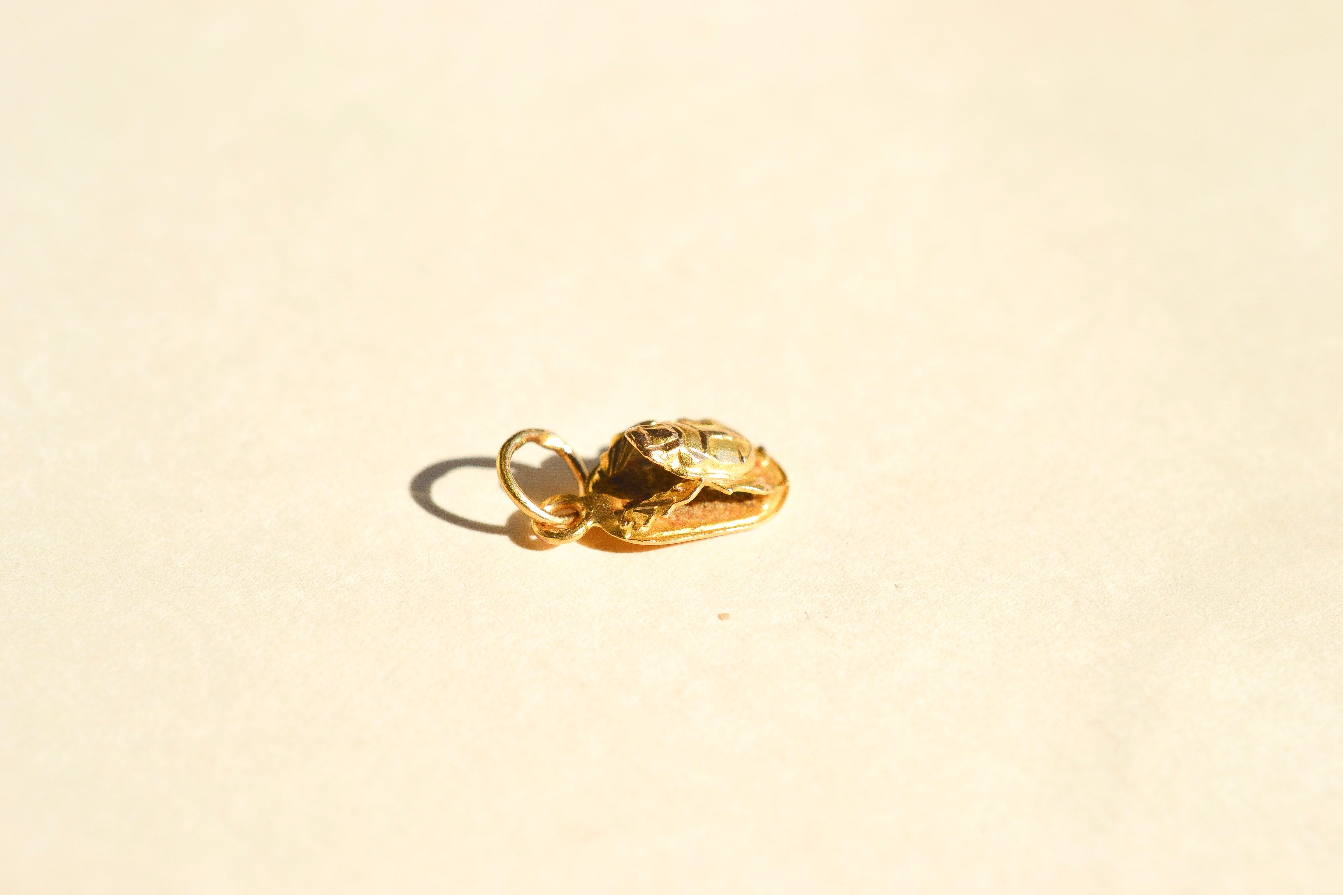 Pendentif Scarabée Or Jaune 18K