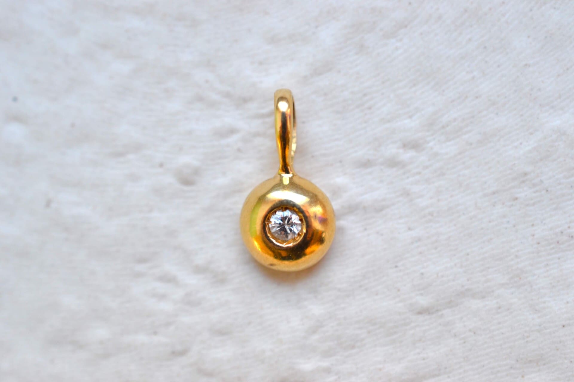 Pendentif solitaire Diamant