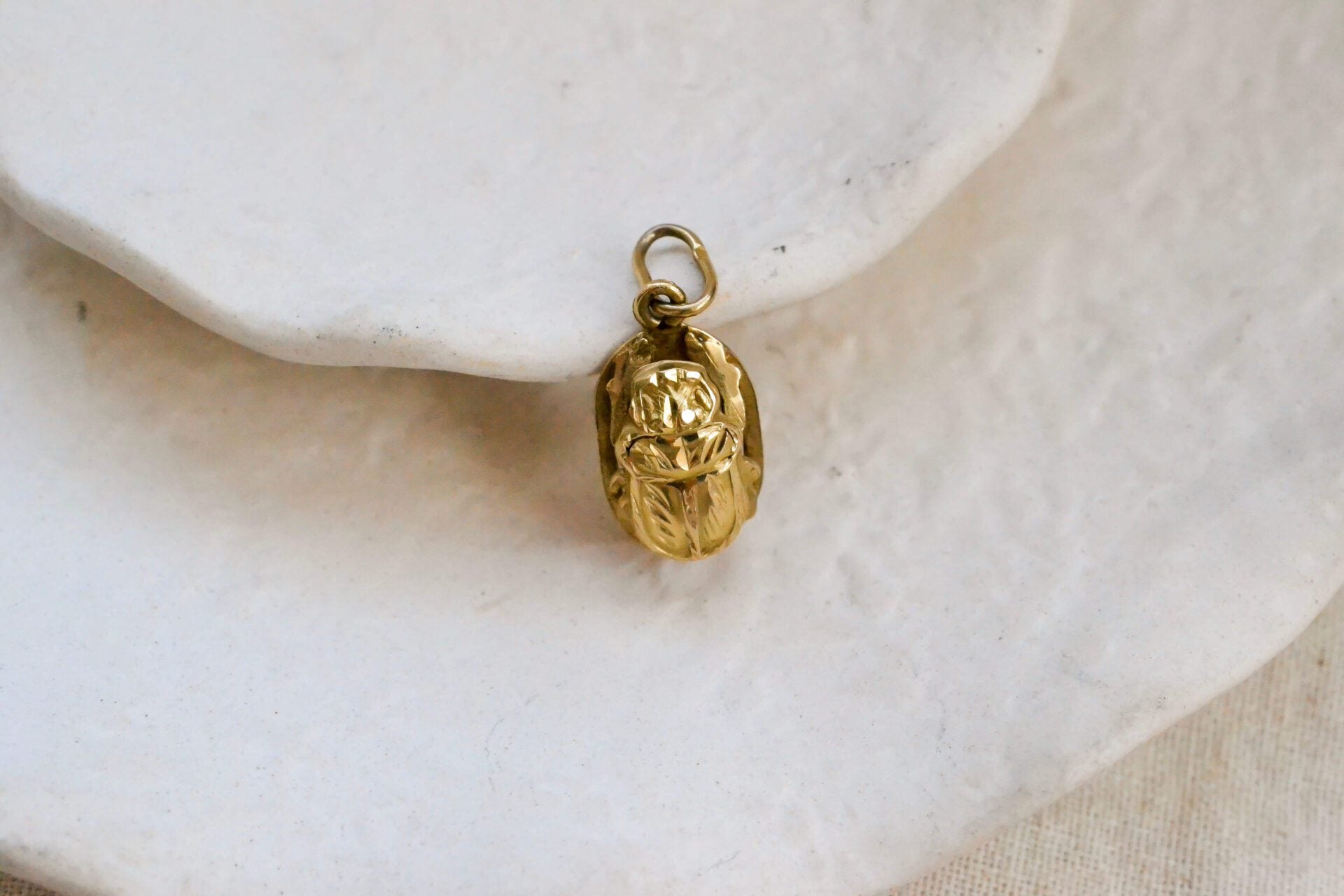 Pendentif scarabée Or jaune