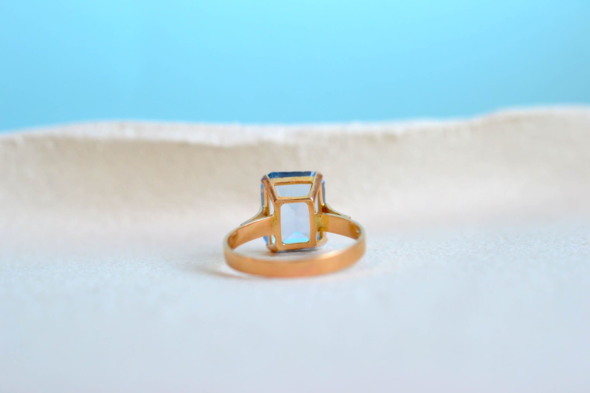 Bague solitaire Spinelle