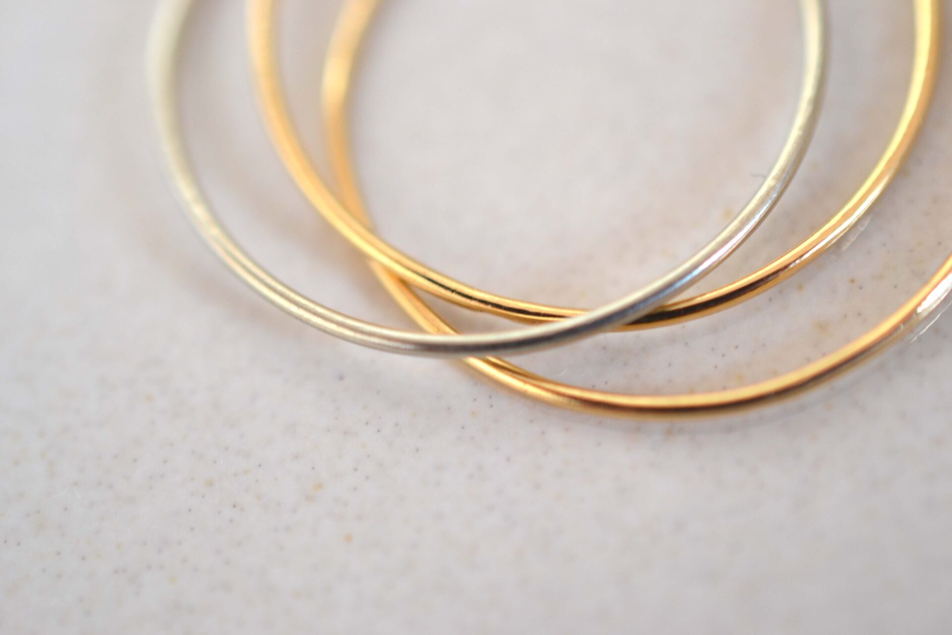 Bague fine 3 anneaux