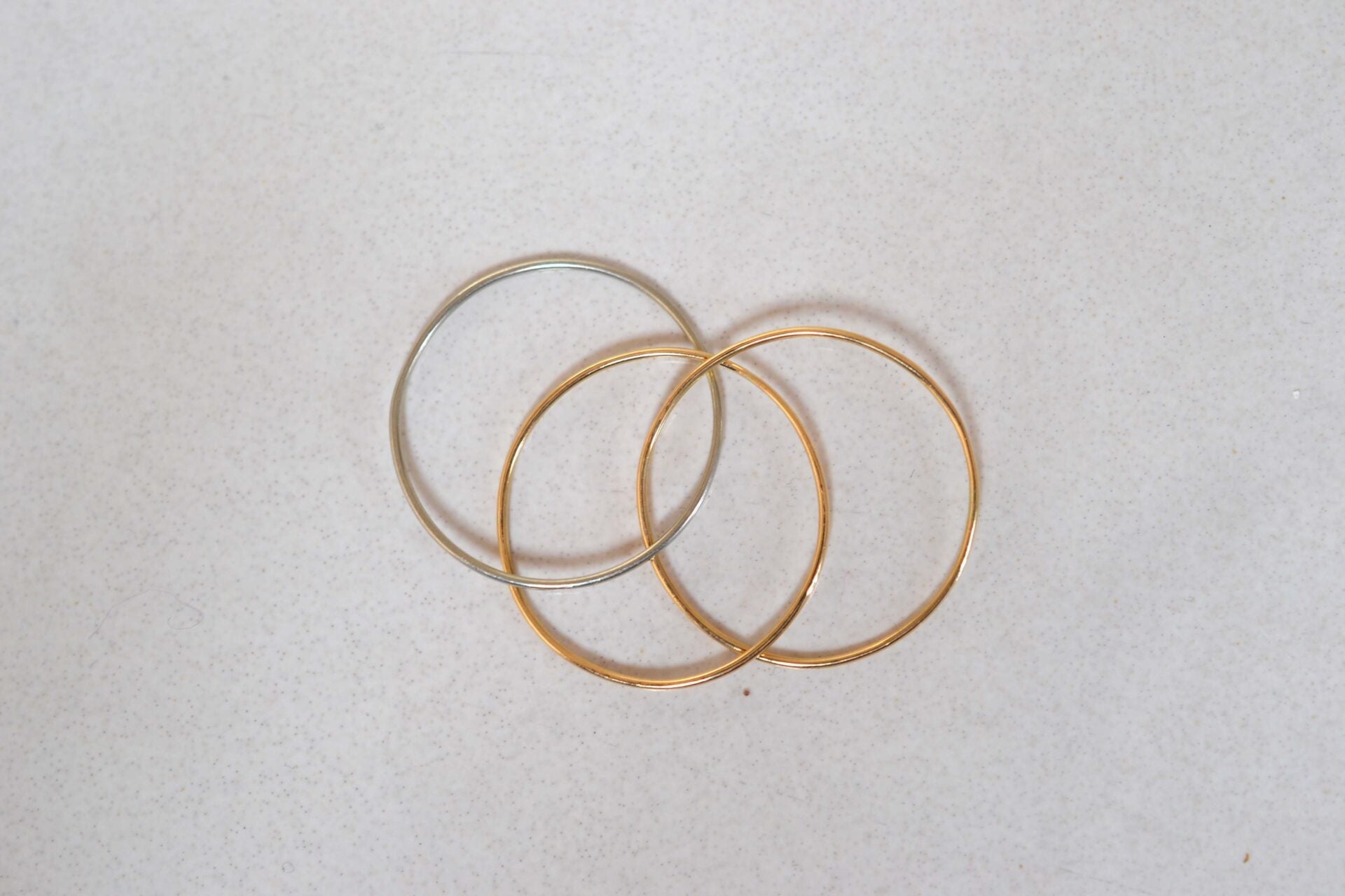 Bague fine 3 anneaux