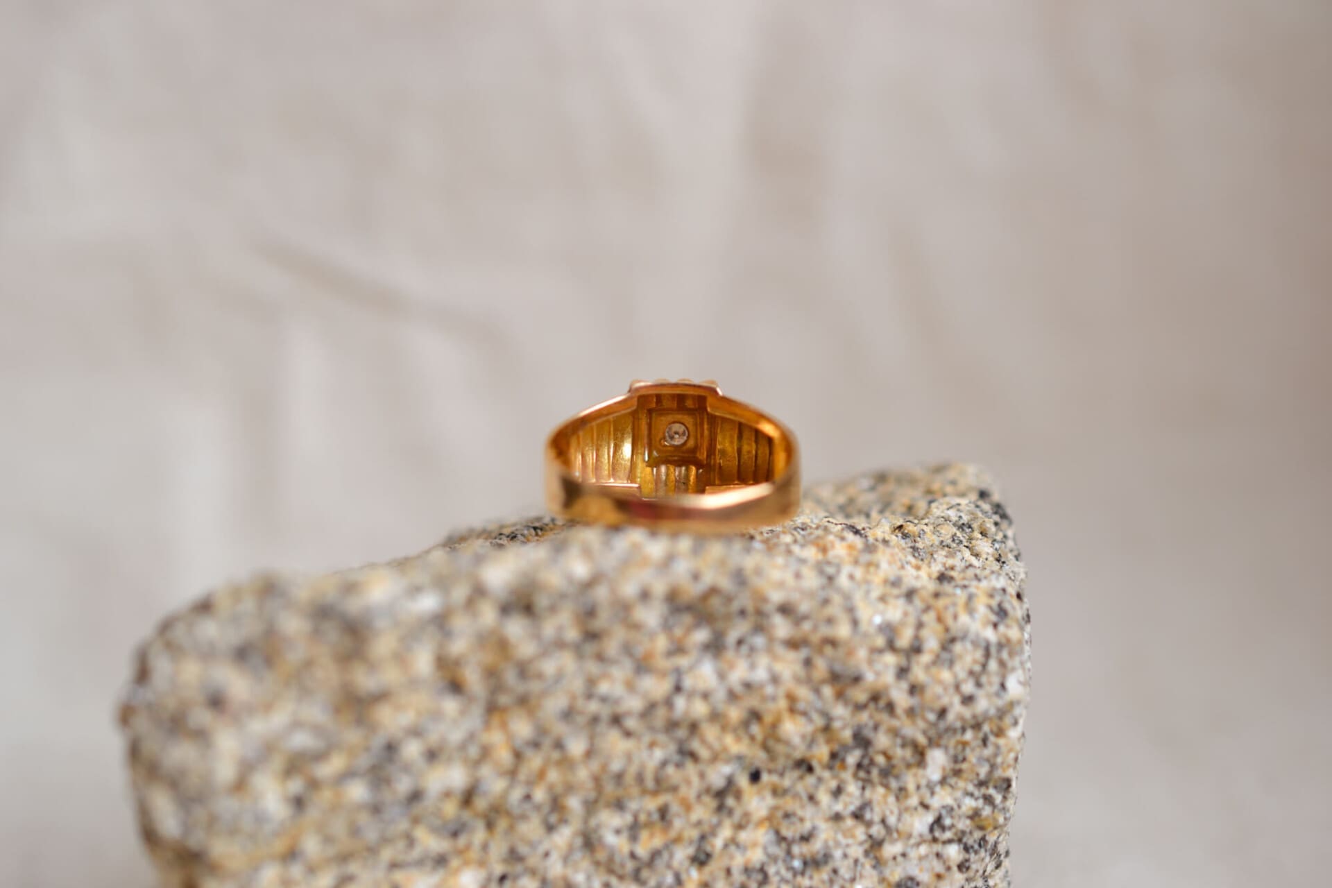 Bague dôme Art Déco Diamant