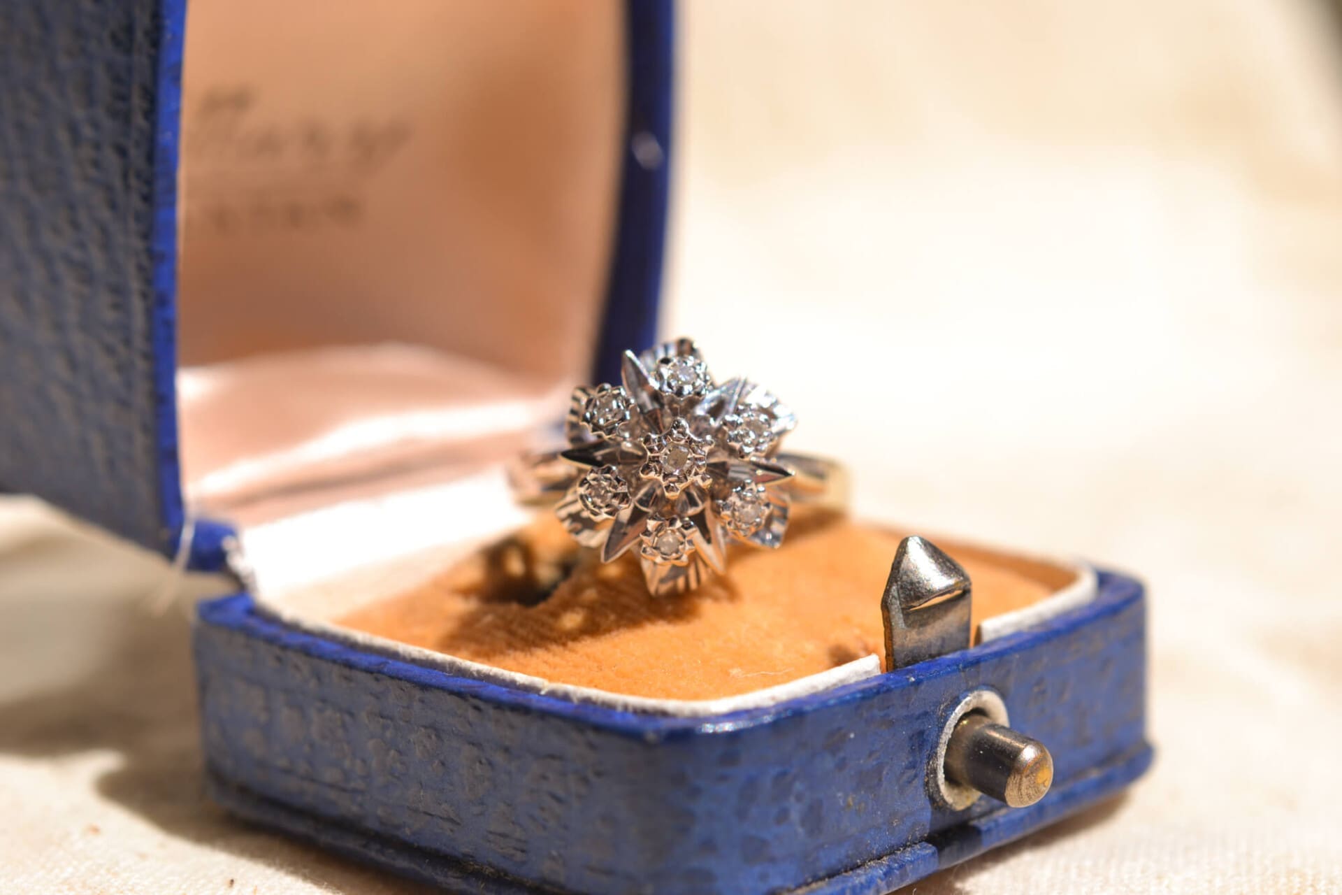 Bague Marguerite flocon Diamants