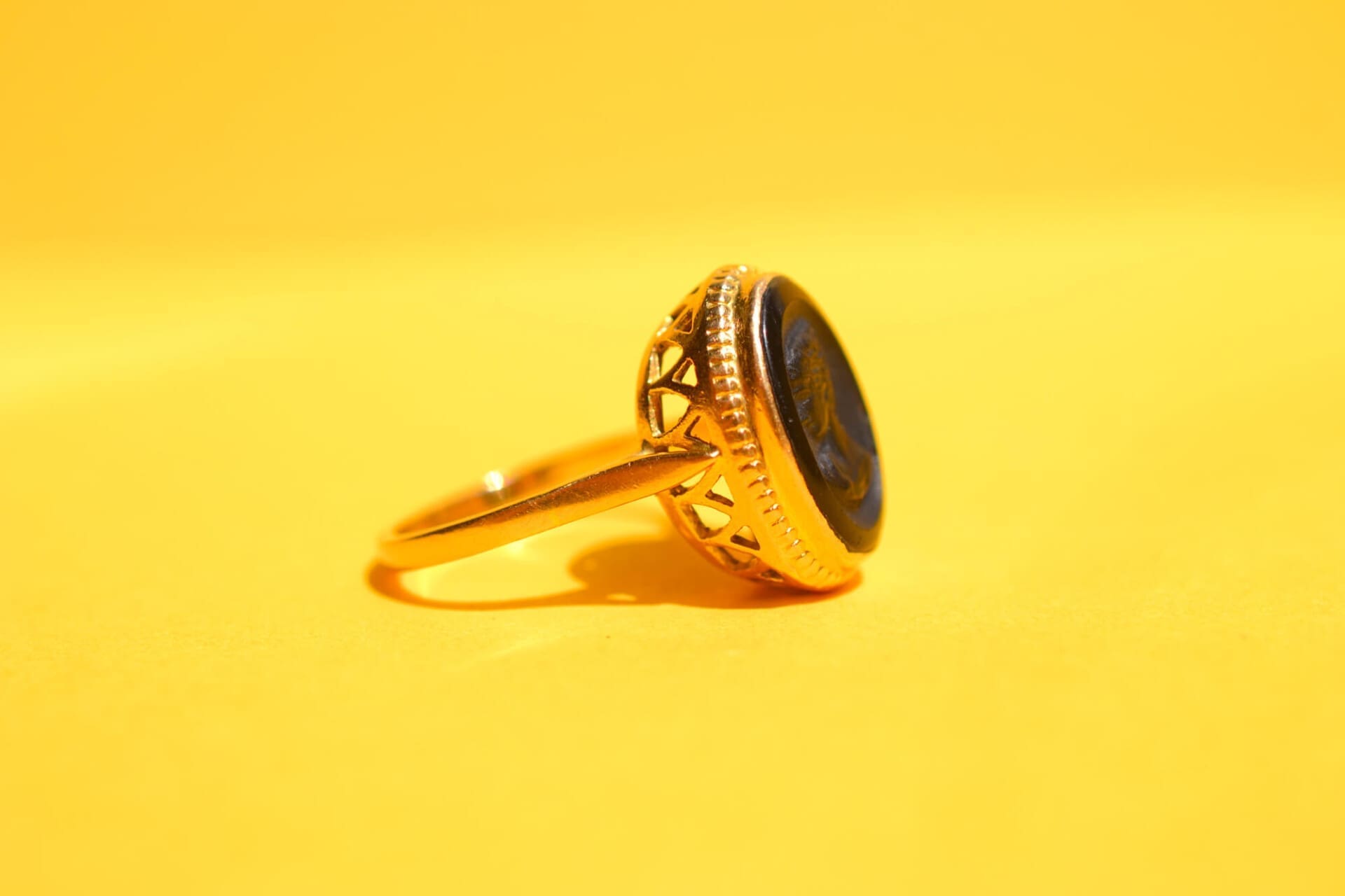 Bague Camée Onyx