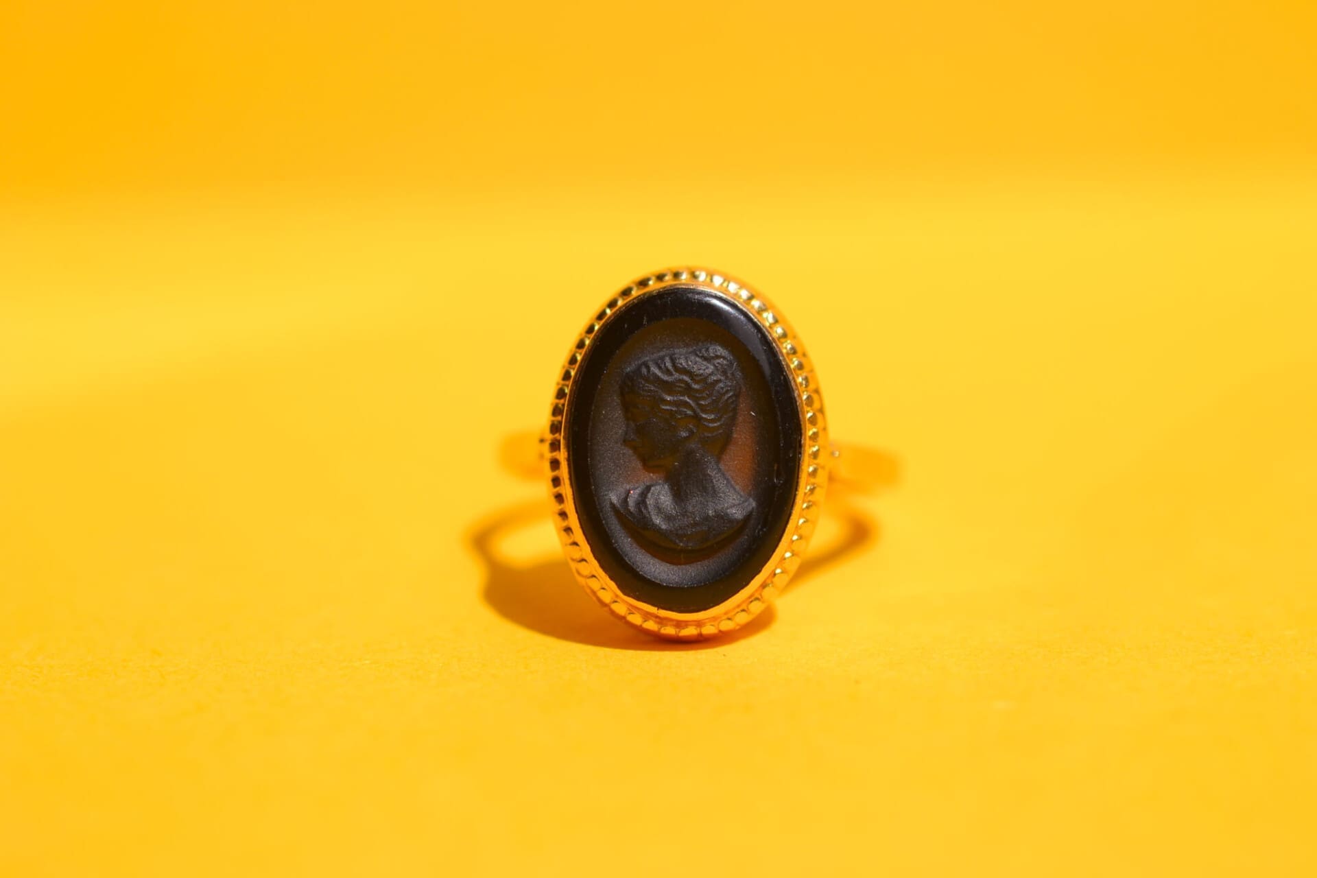 Bague Camée Onyx