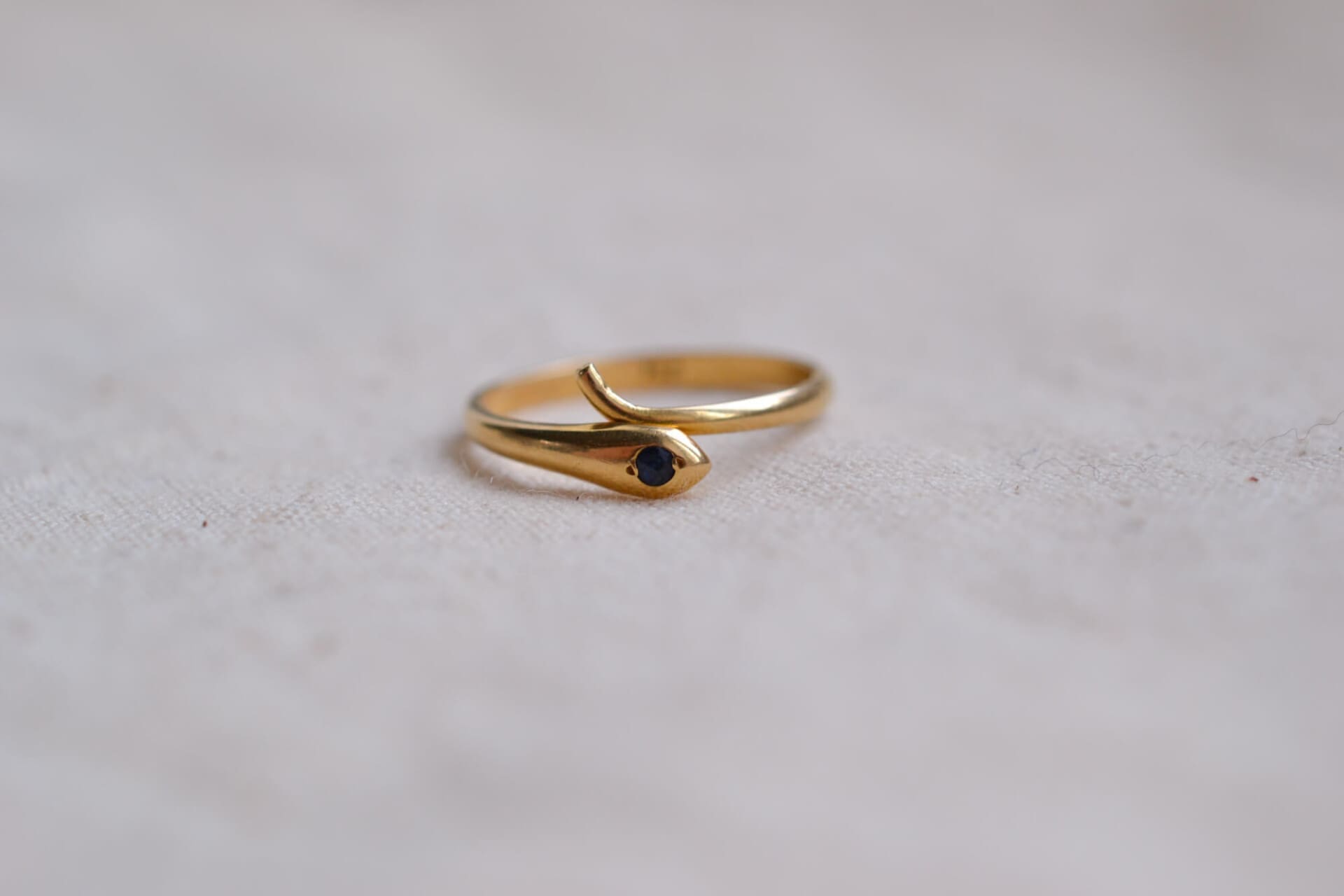Bague Serpent Saphir