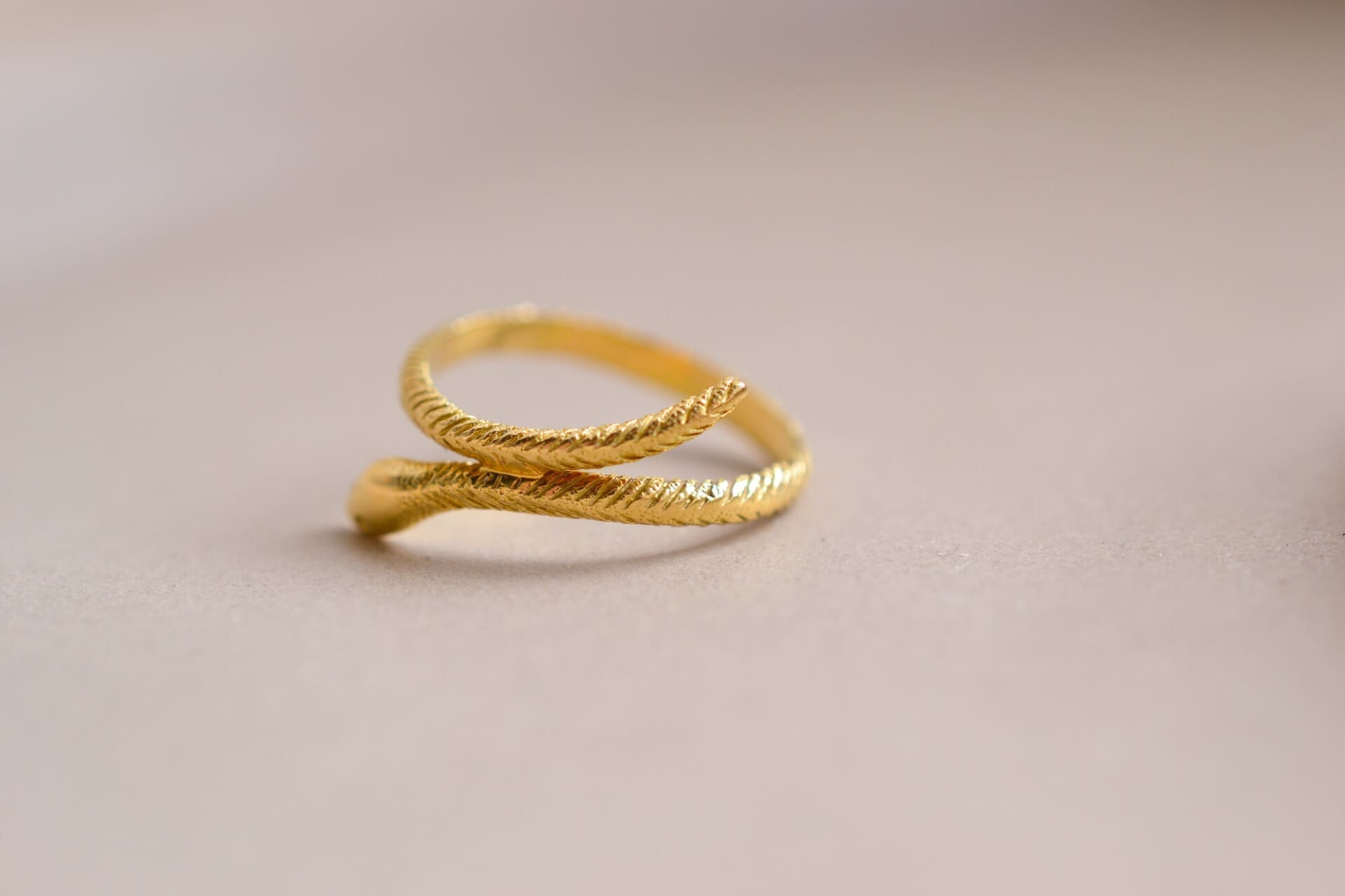 Bague Serpent ciselée