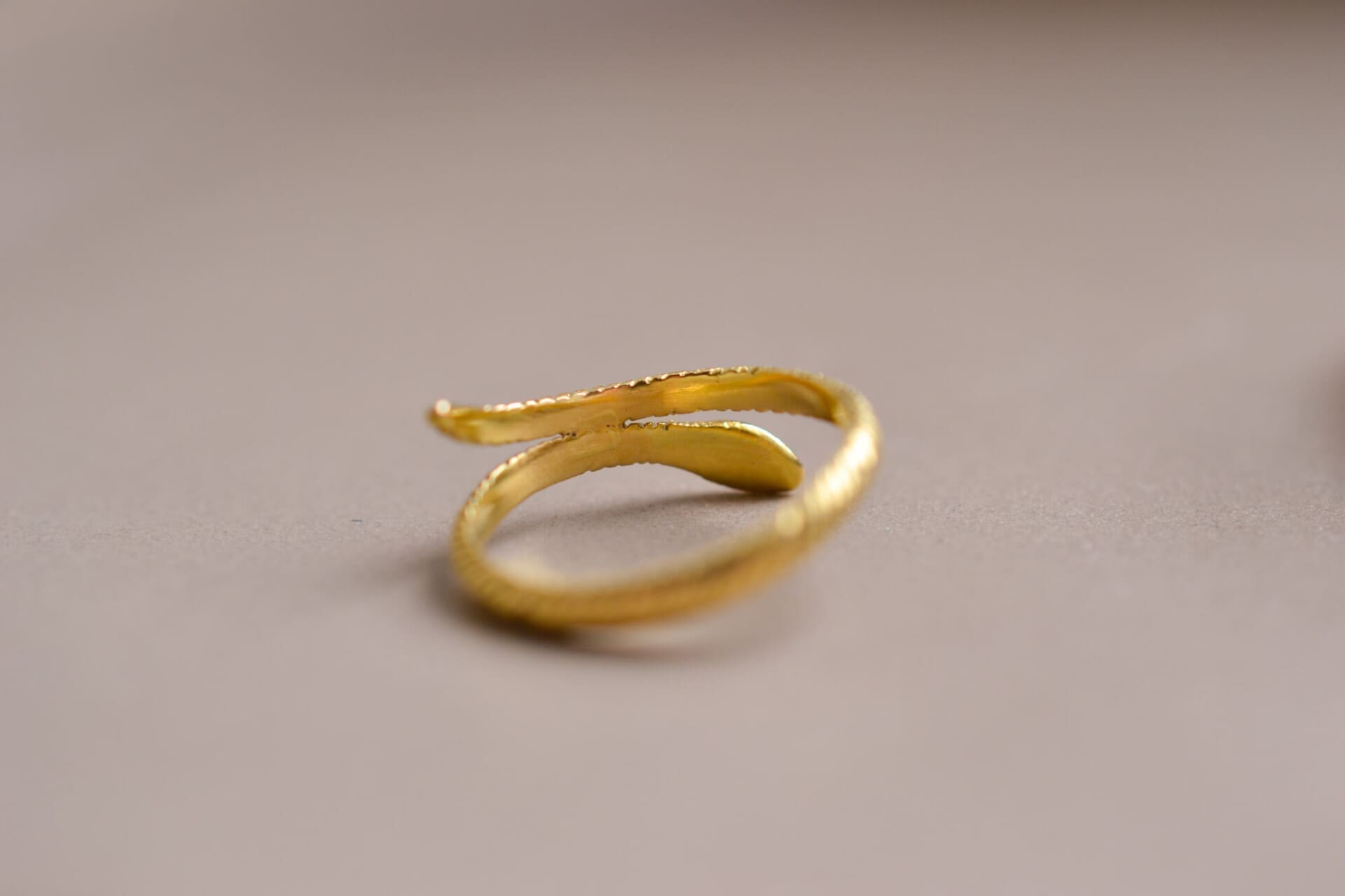 Bague Serpent ciselée