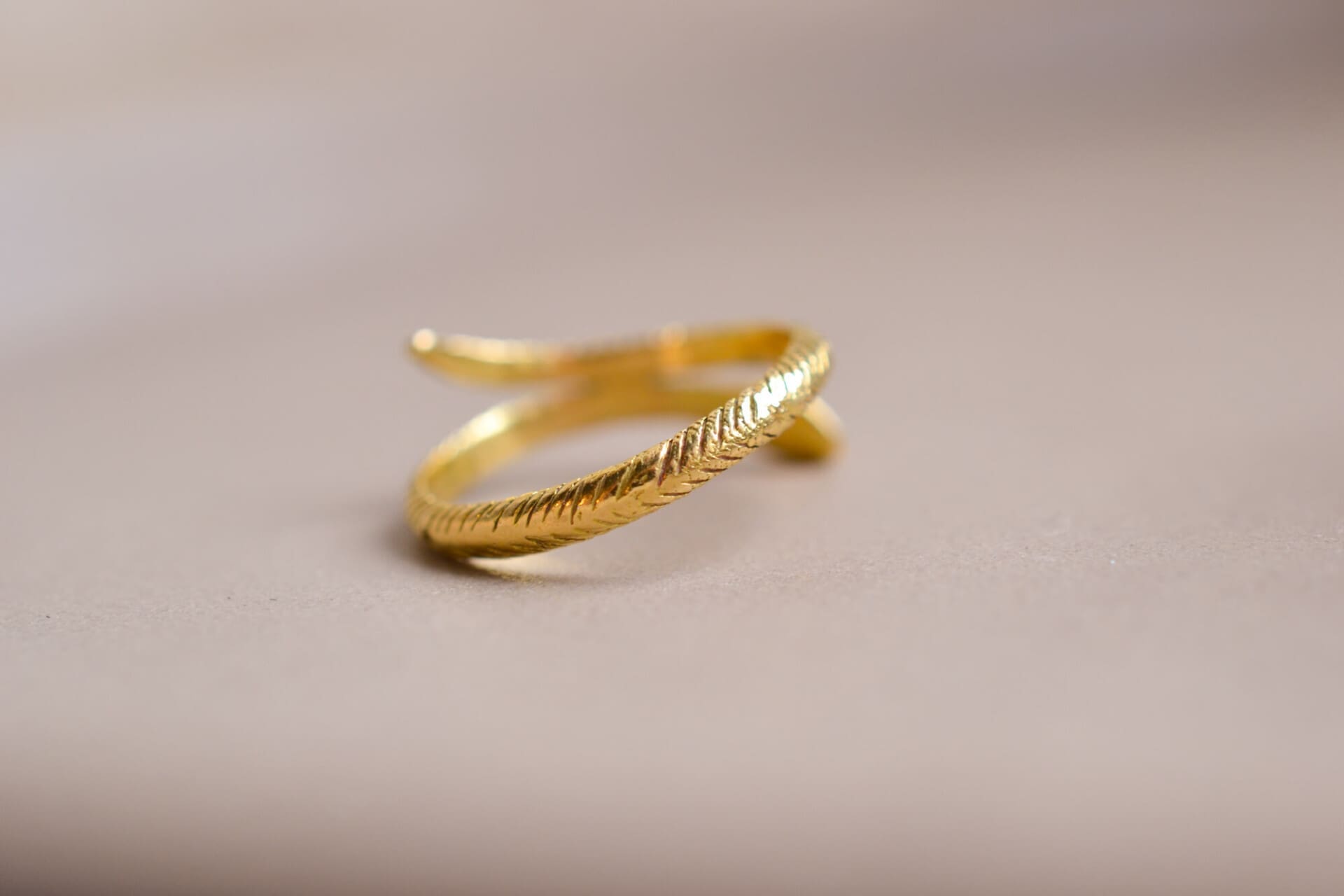 Bague Serpent ciselée