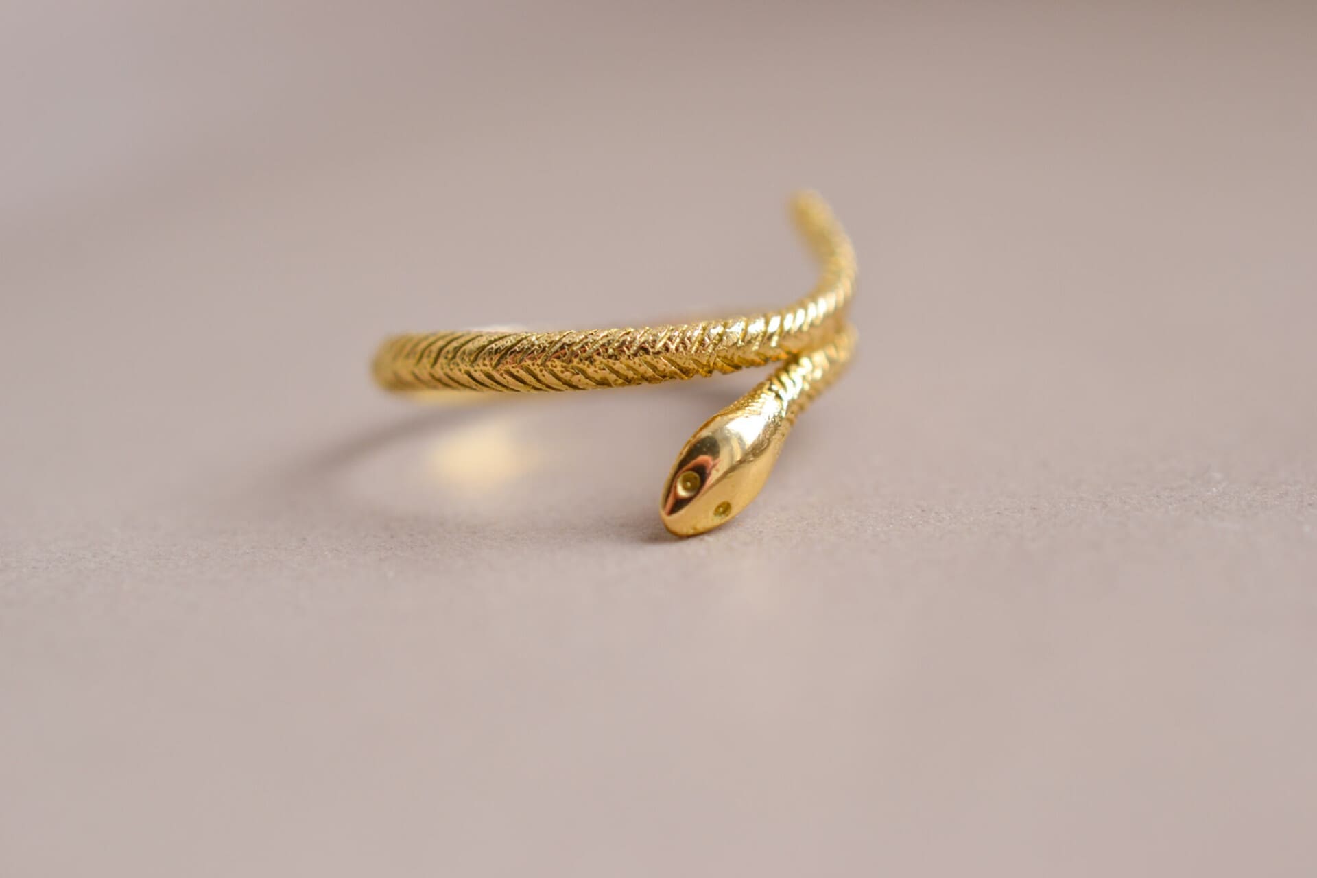 Bague Serpent ciselée