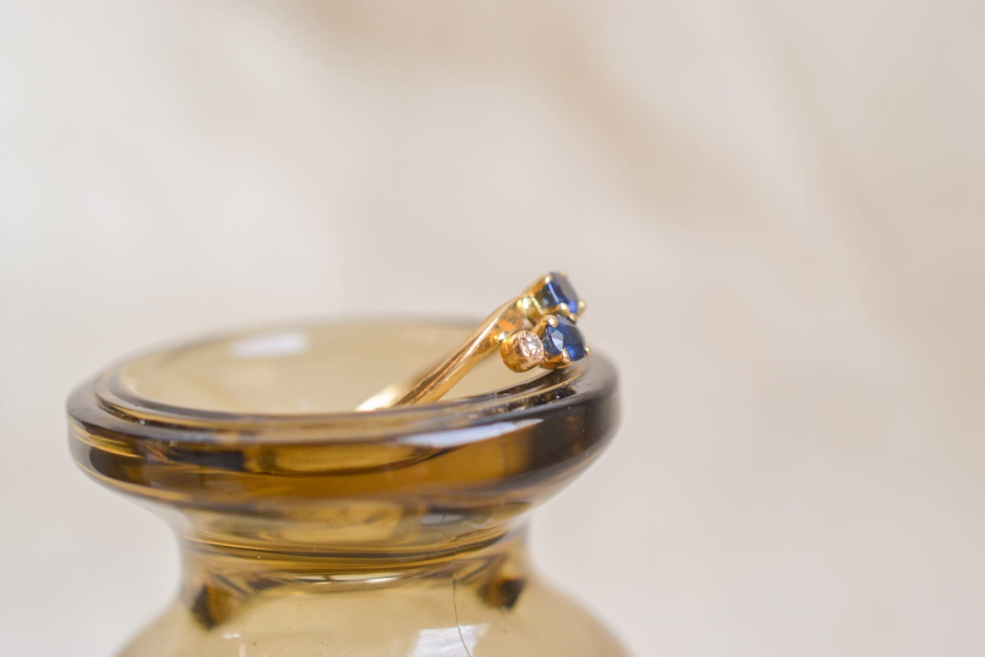 Bague Toi et Moi Saphirs et Diamants