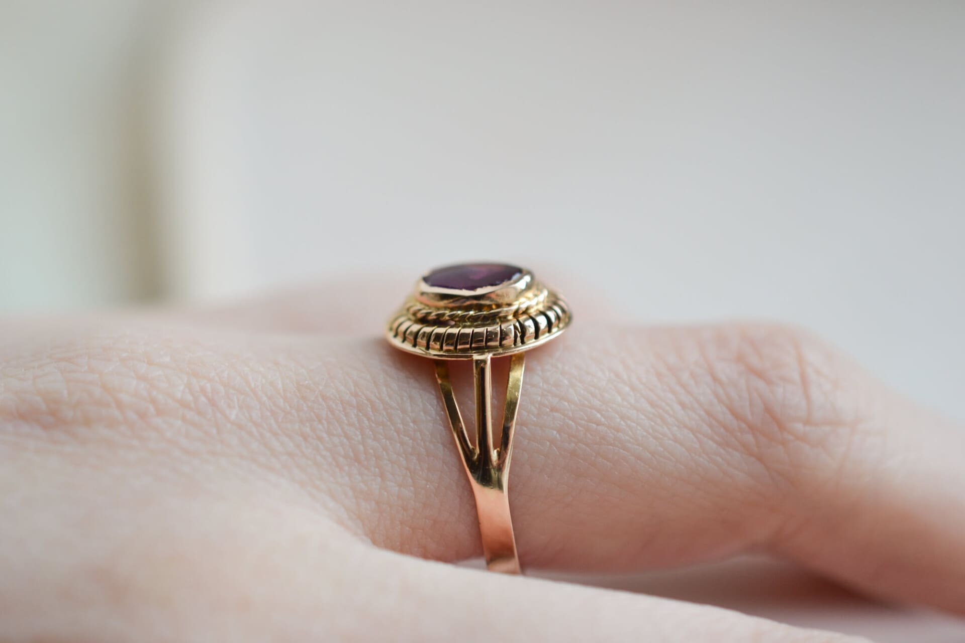 Bague Tourmaline cabochonnée