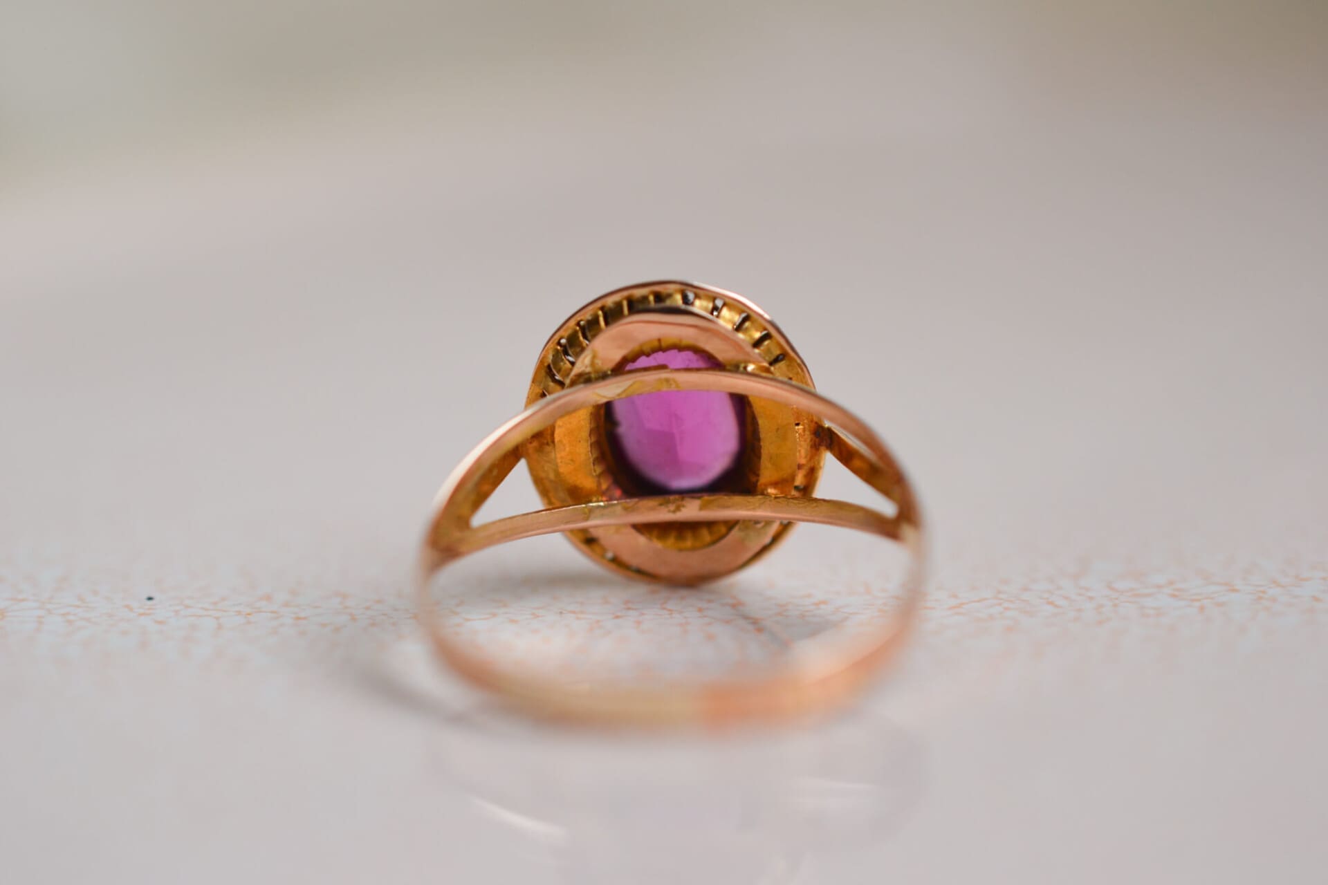 Bague Tourmaline cabochonnée