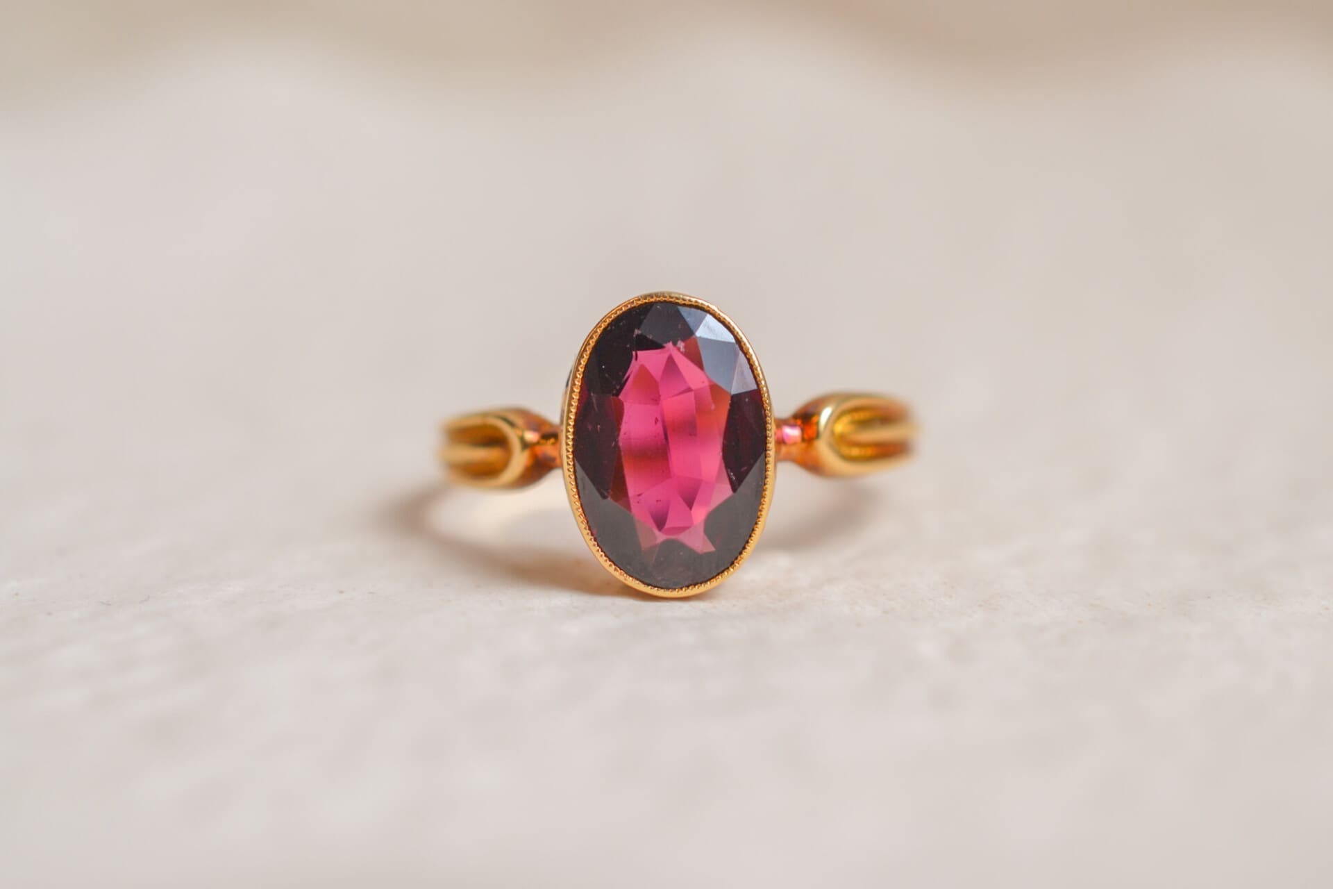 Bague Tourmaline ovale