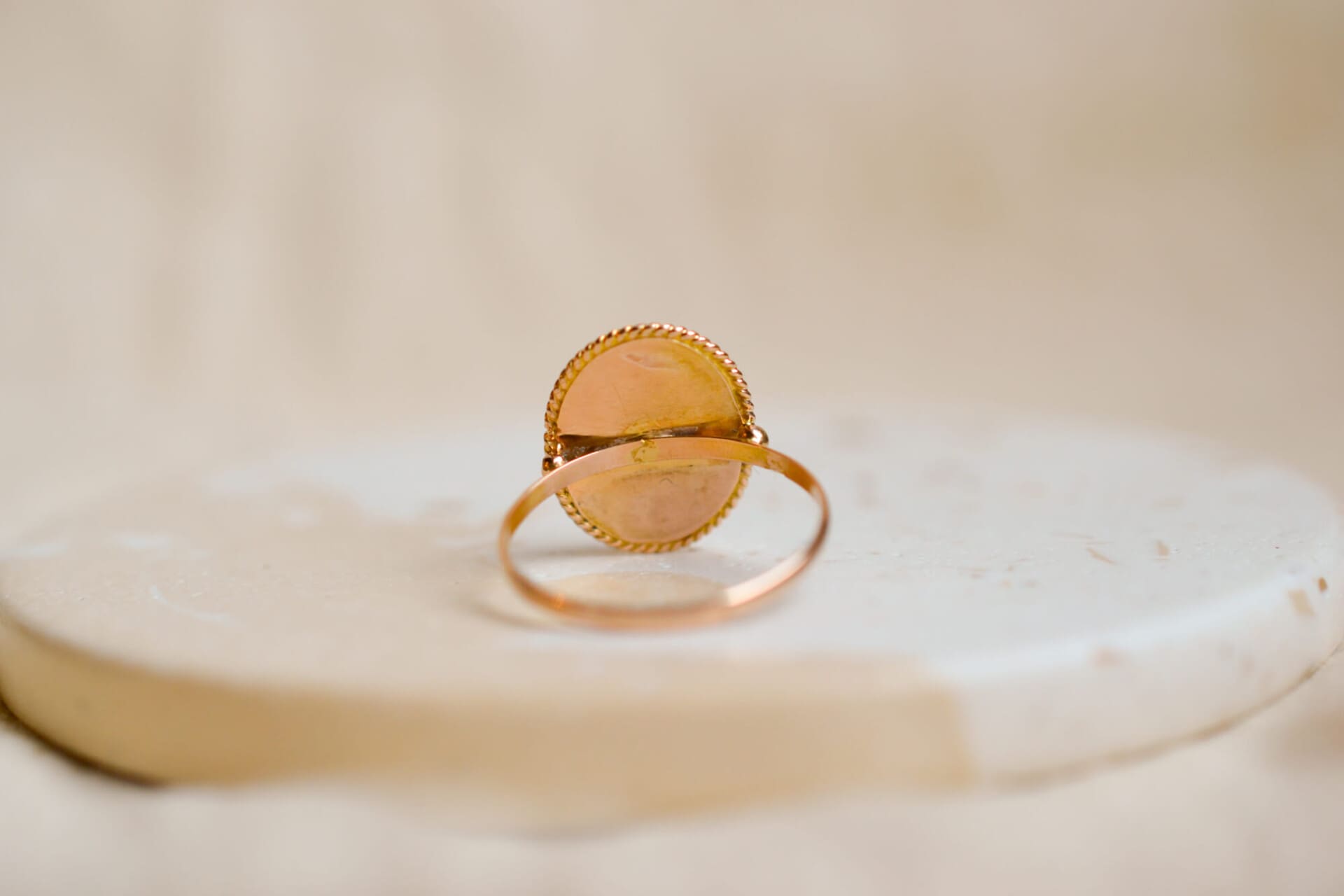 Bague ovale cabochon Lapis Lazuli