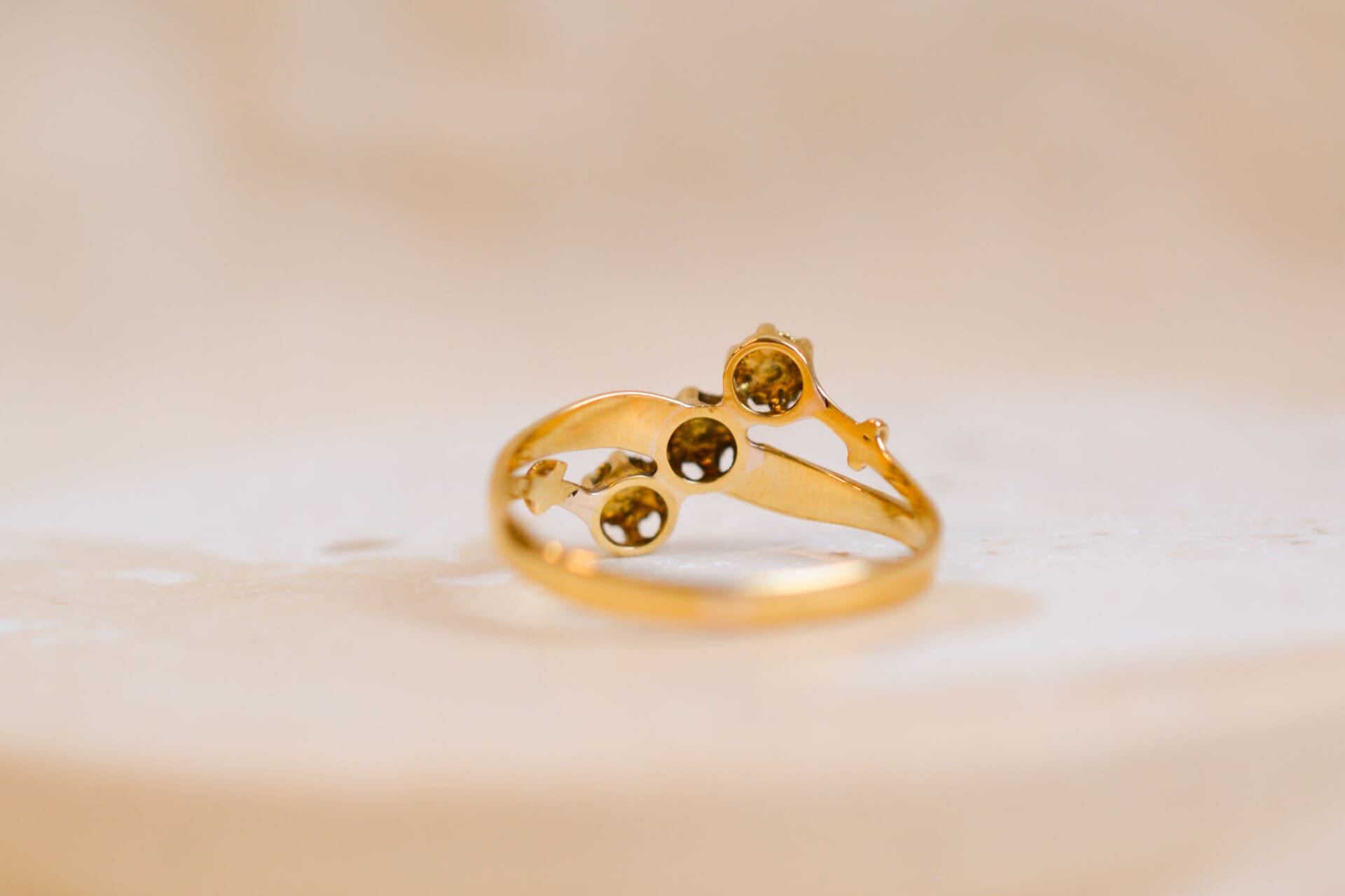 Bague trilogie Perles