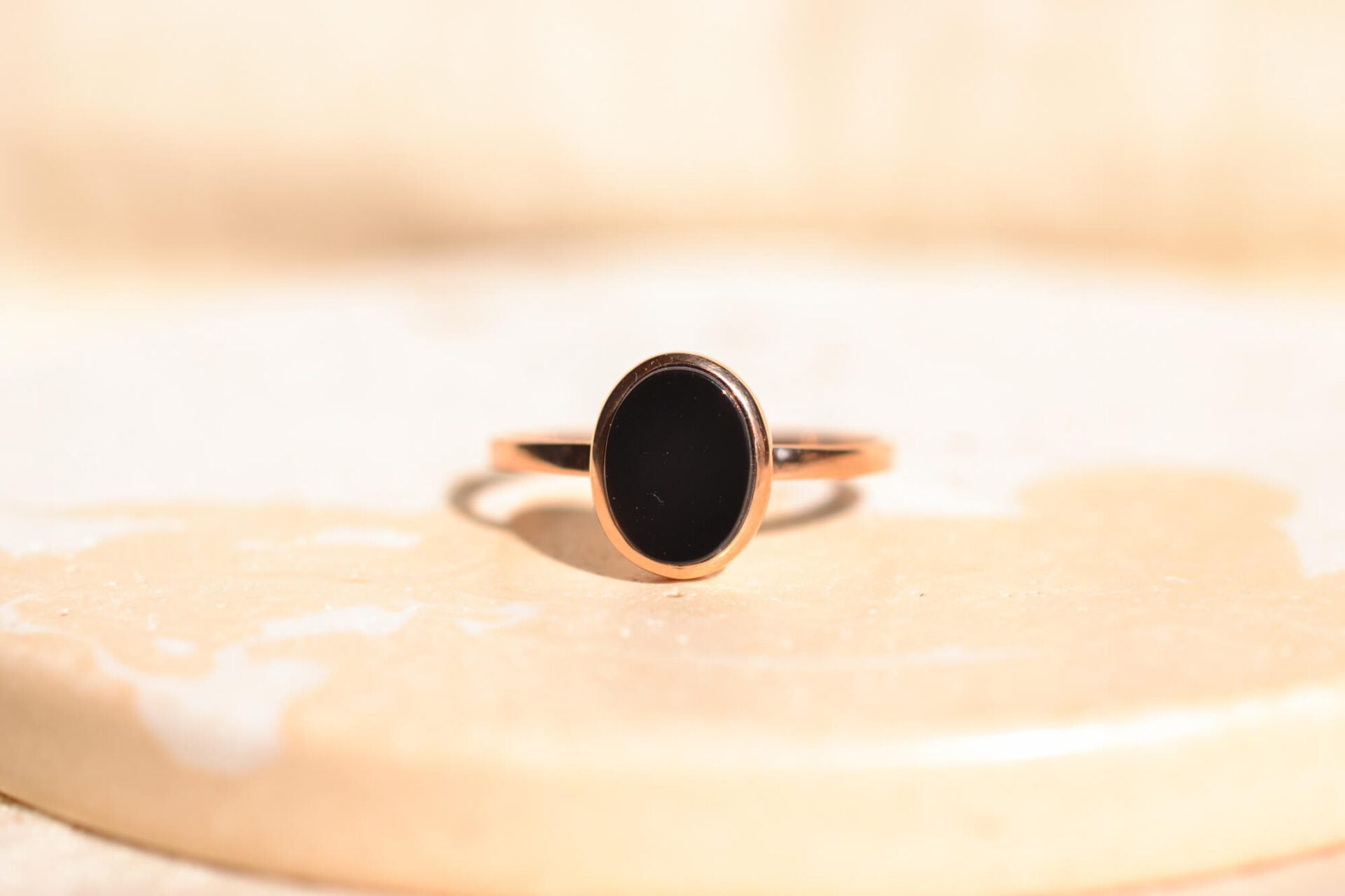 Bague ovale Onyx