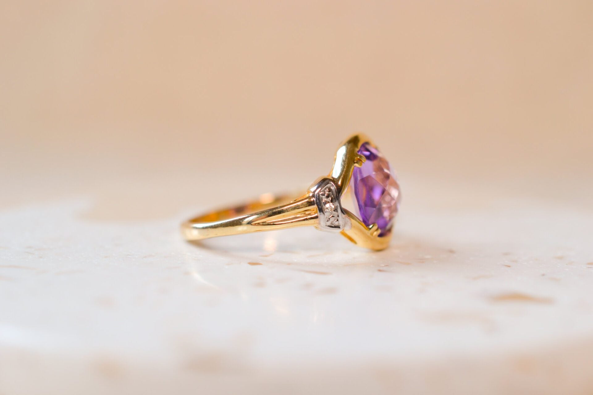 Bague Améthyste et Diamants