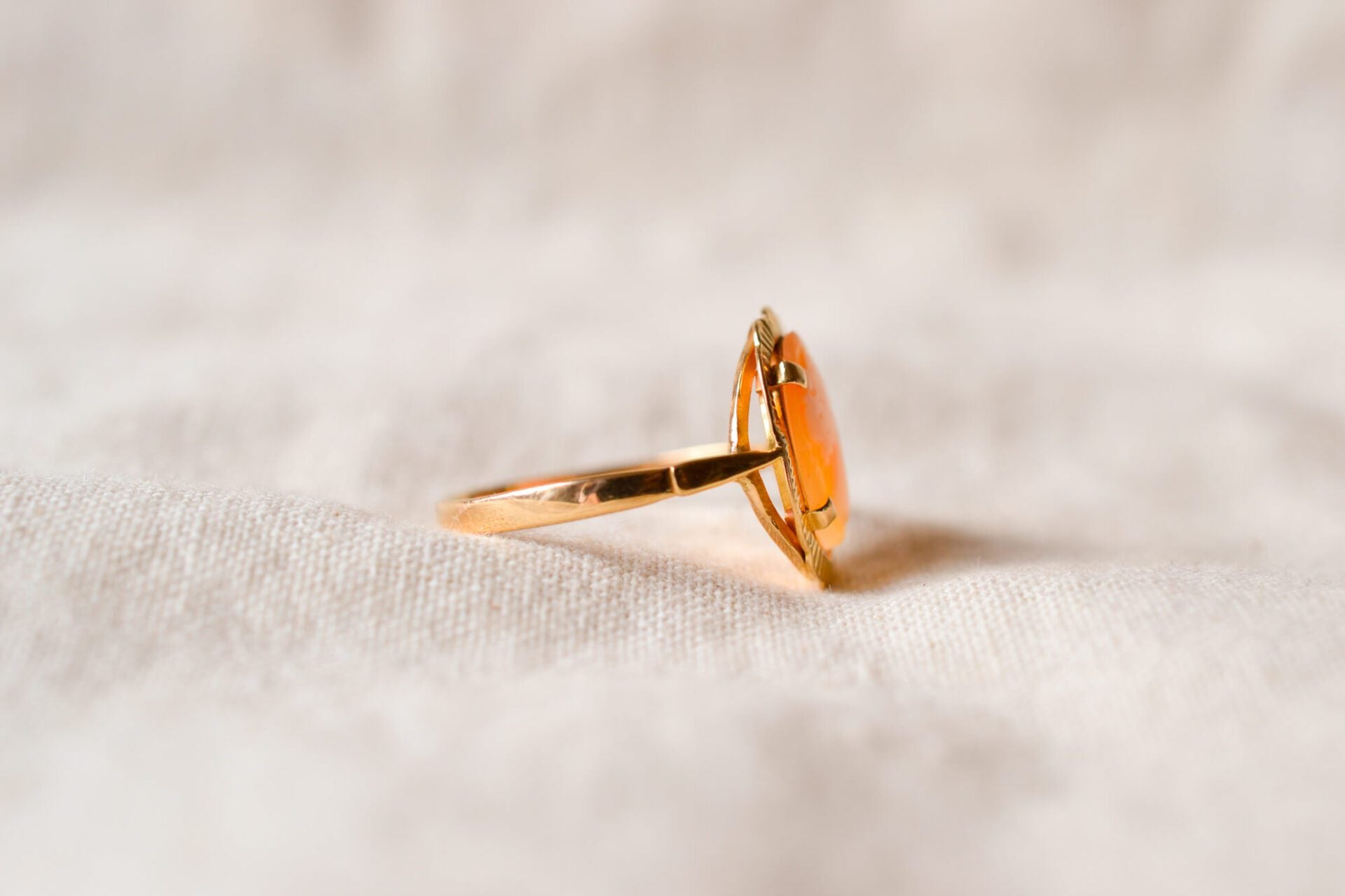 Bague Camée striée