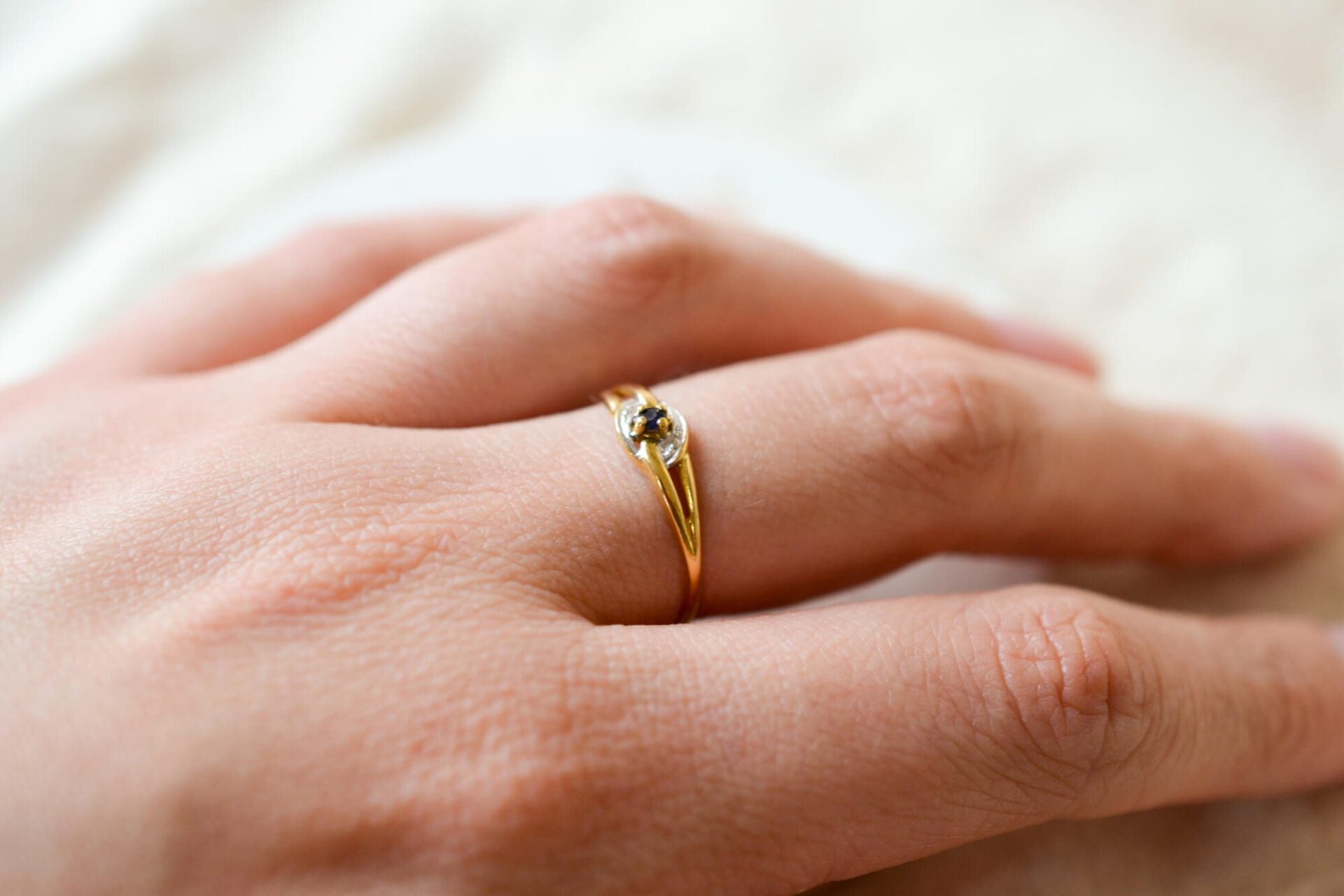 Bague Saphir 2 Ors