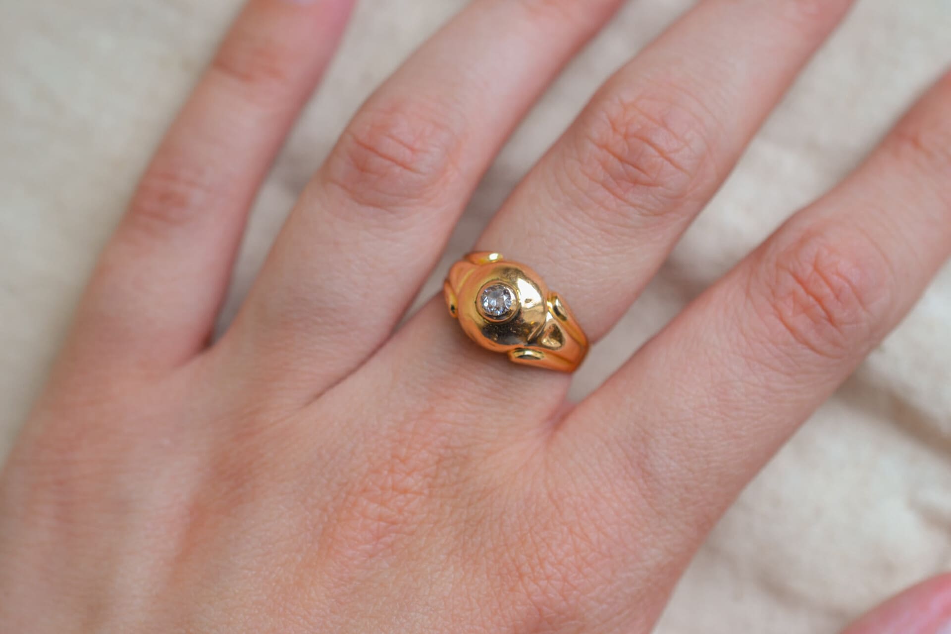 Bague dôme Diamant