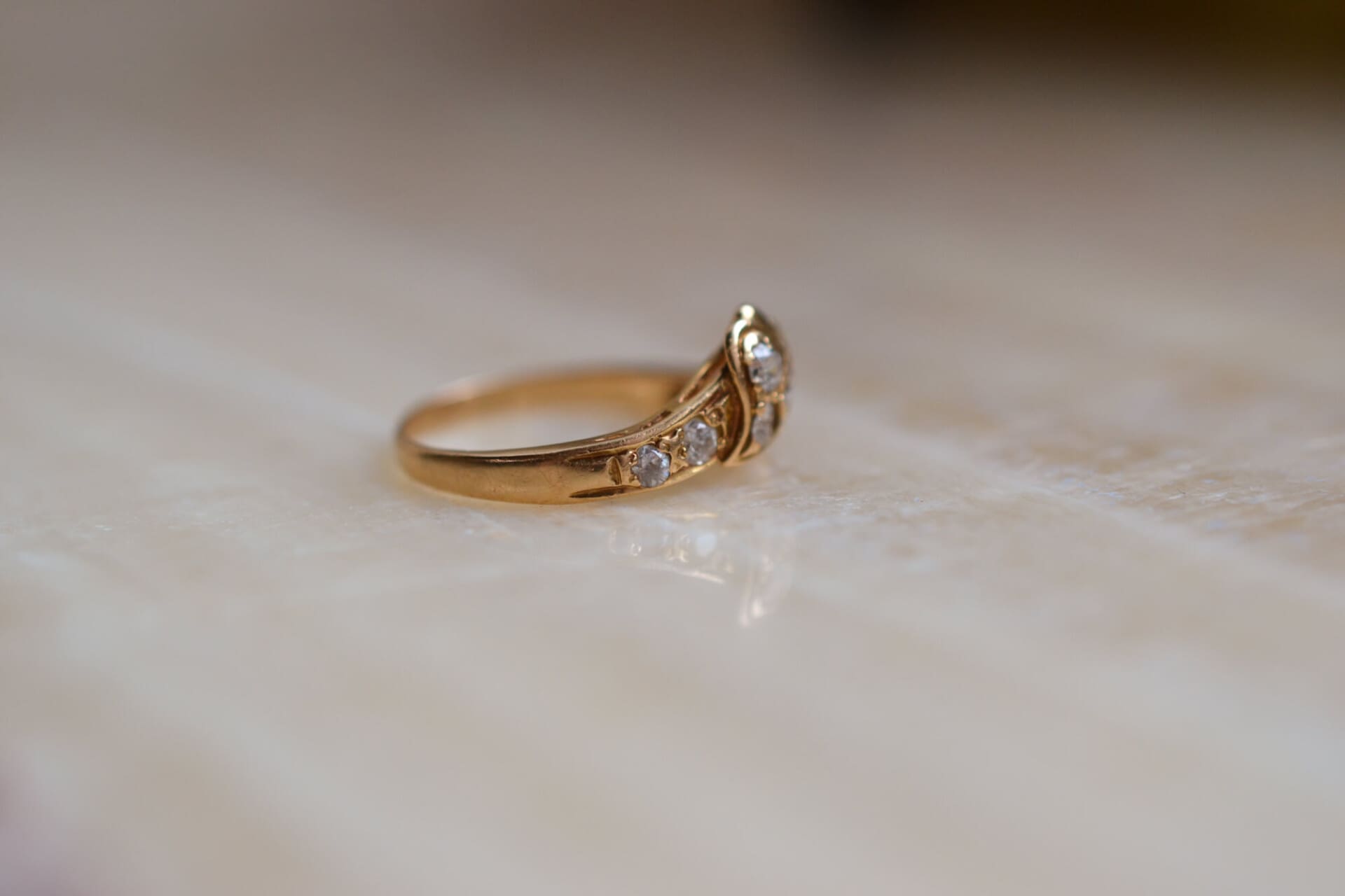 Bague cœur et oxydes