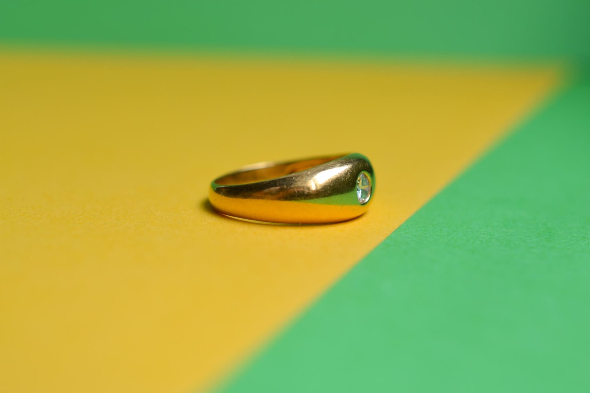 Bague jonc Diamant