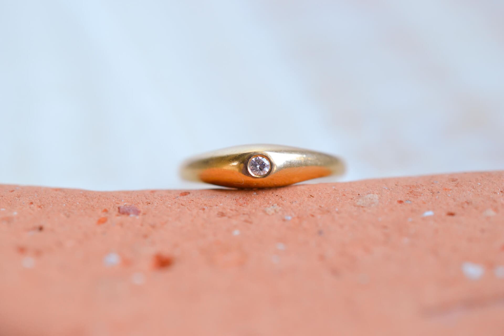 Bague jonc Diamant
