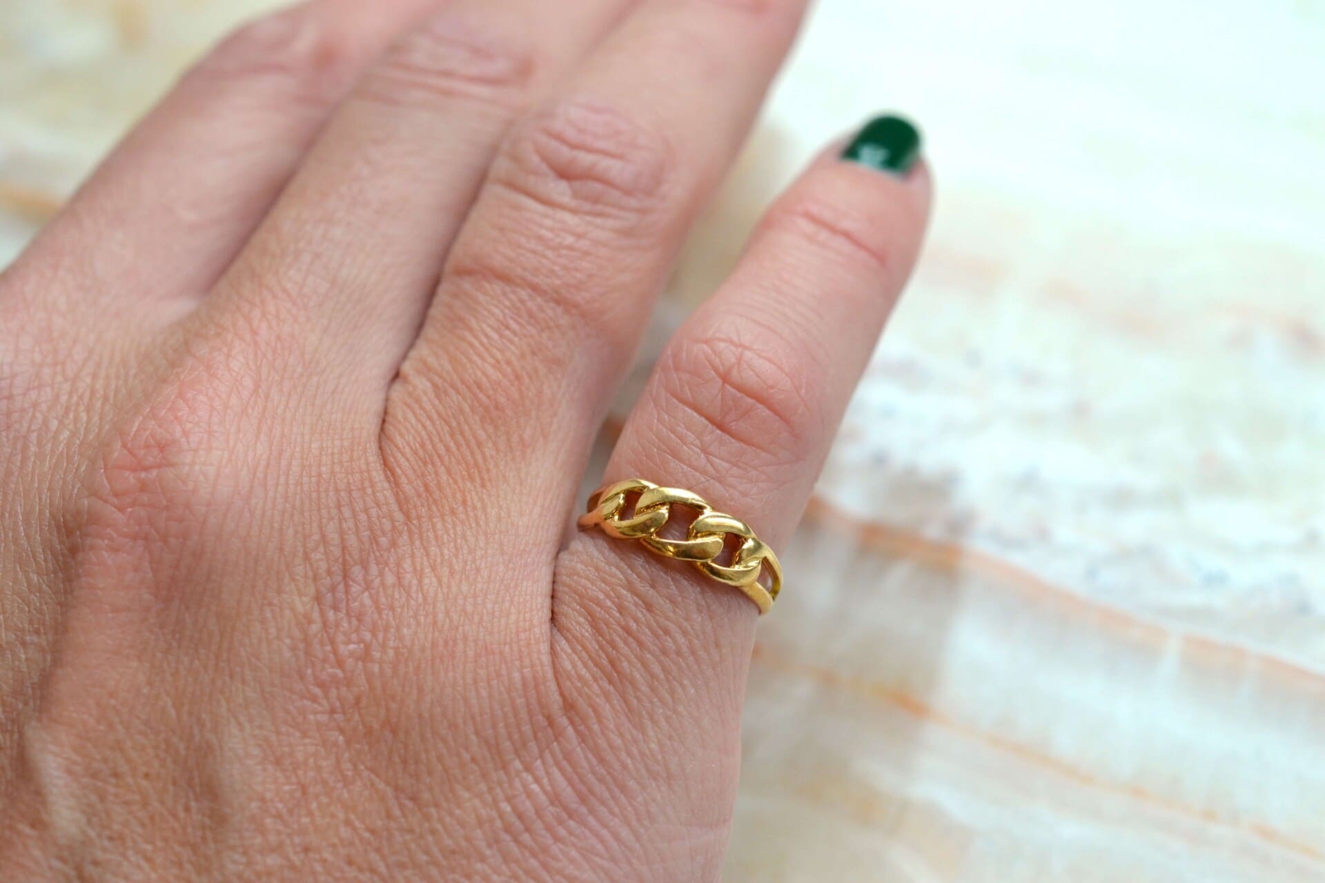 Bague "Maillons" Or jaune
