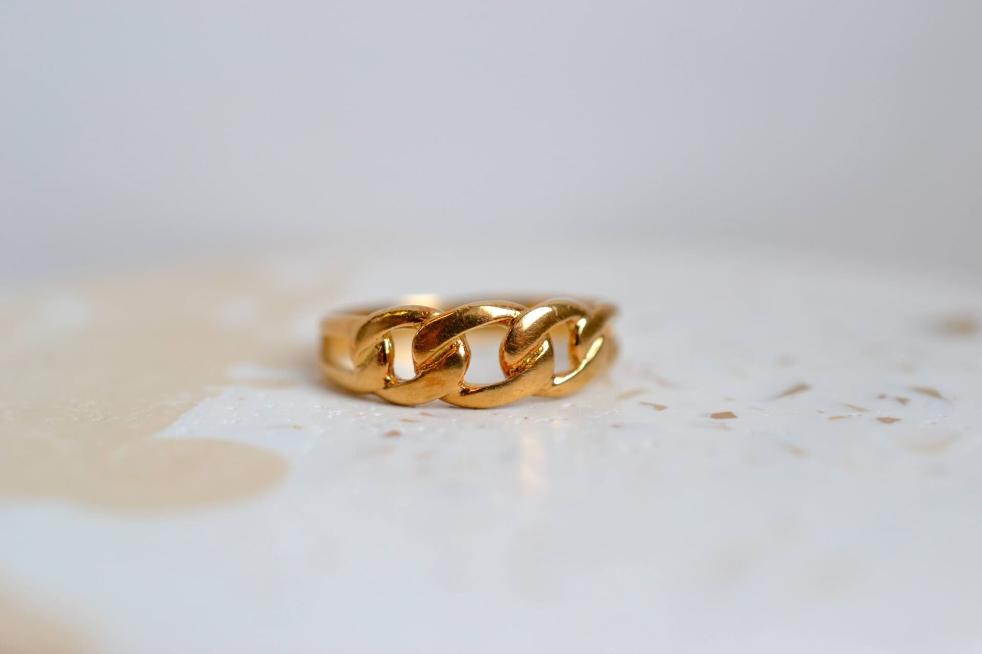 Bague "Maillons" Or jaune