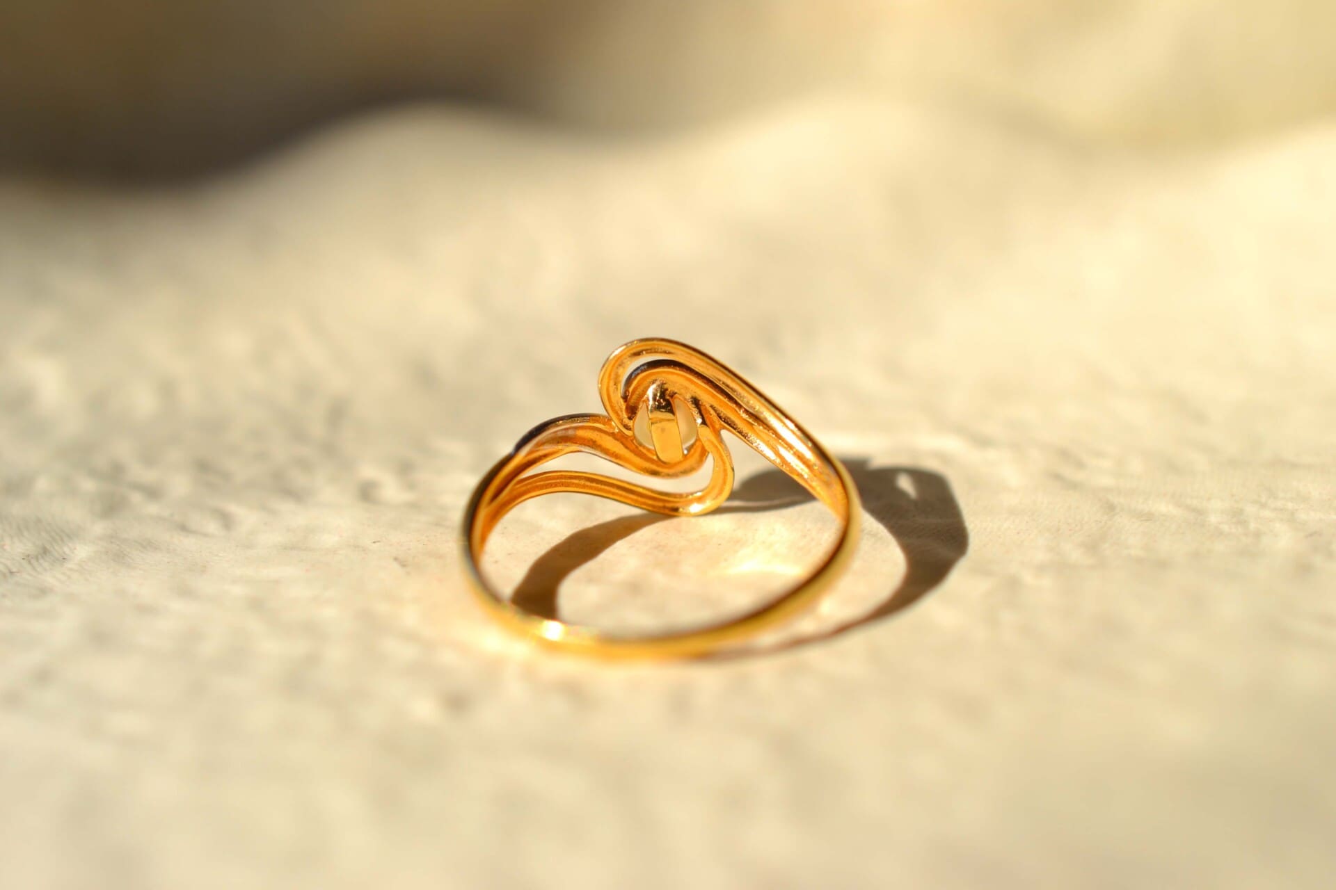Bague tourbillon Perle