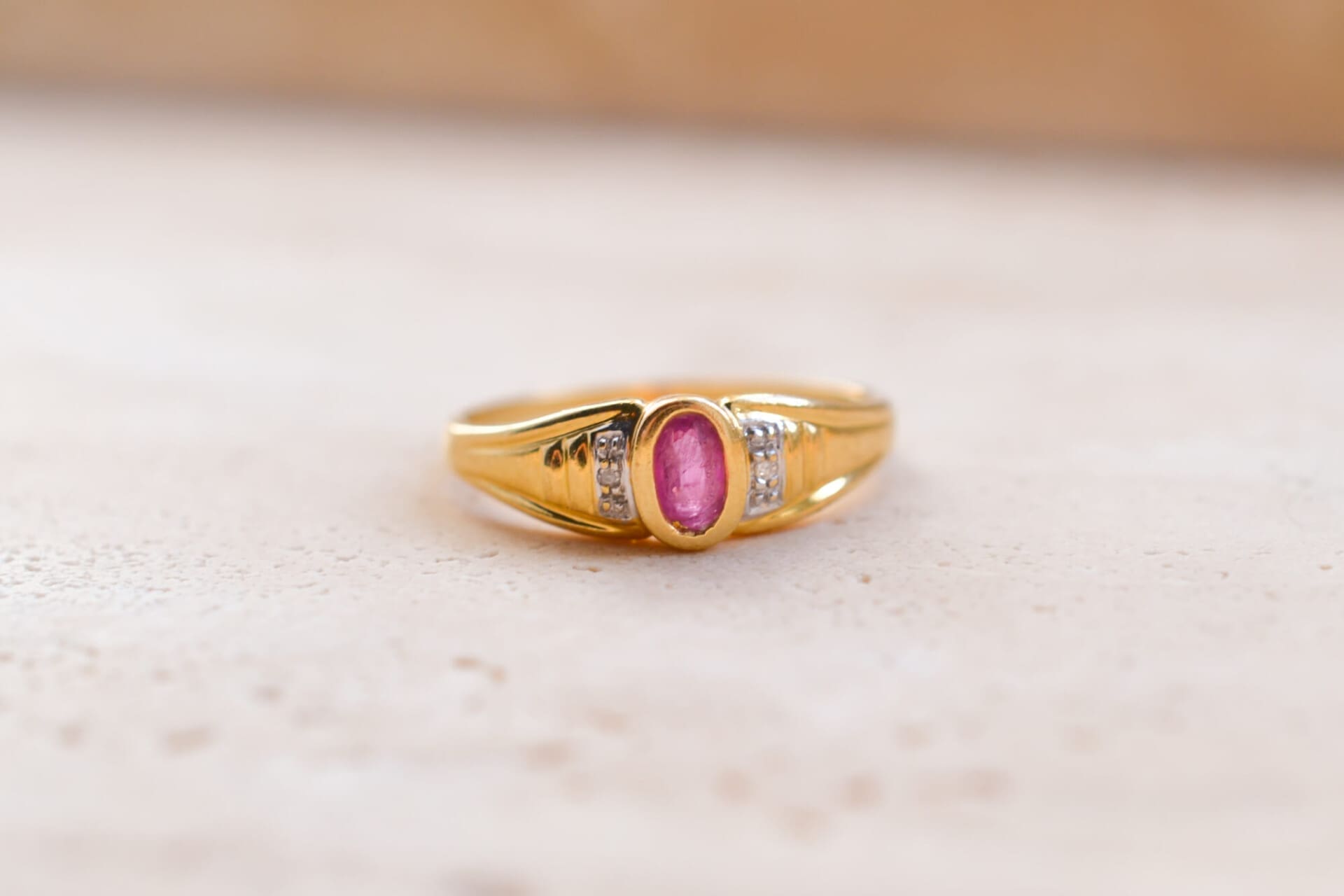 Bague Tourmaline et Diamants