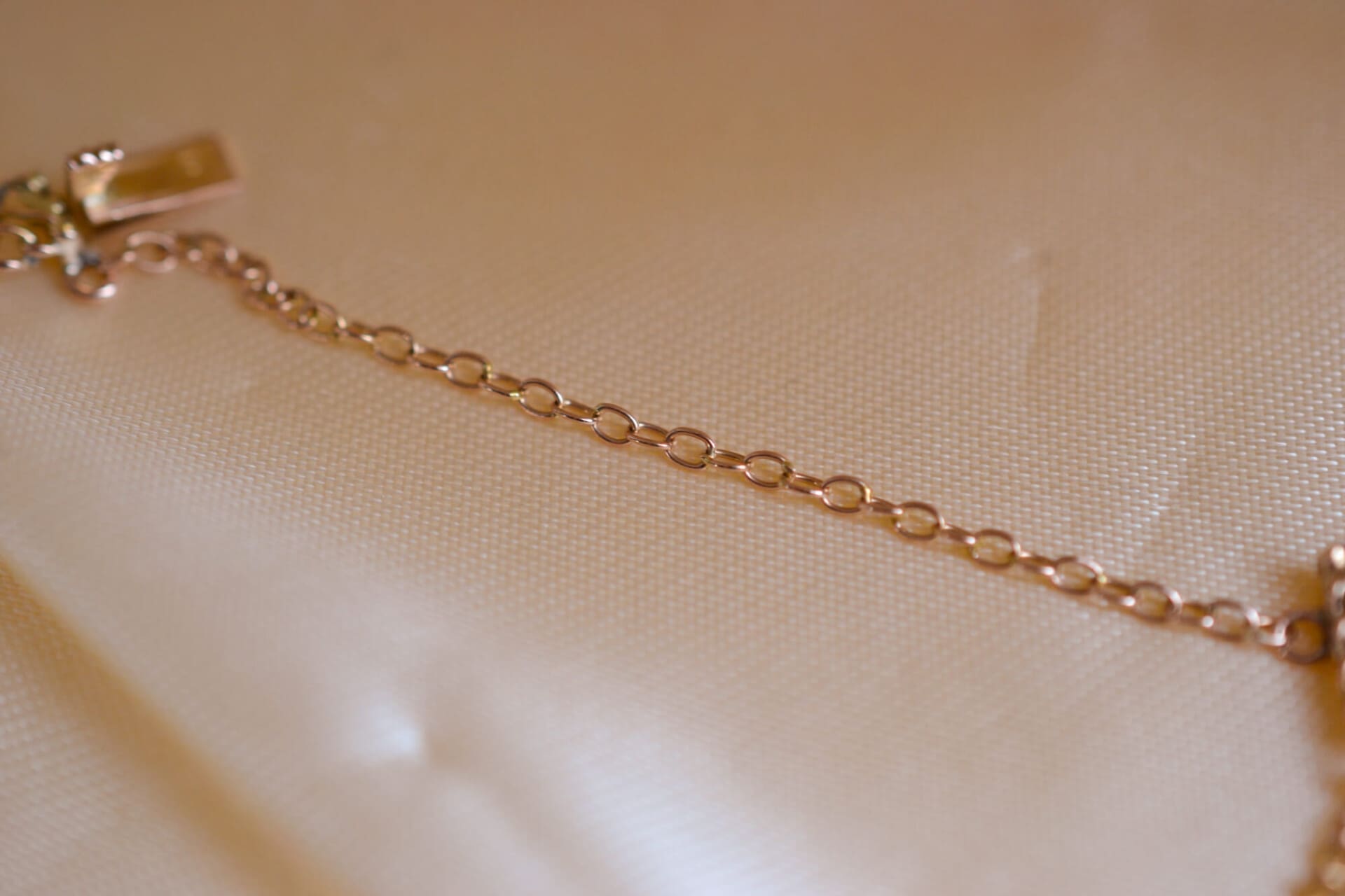 Bracelet ancien maille américaine
