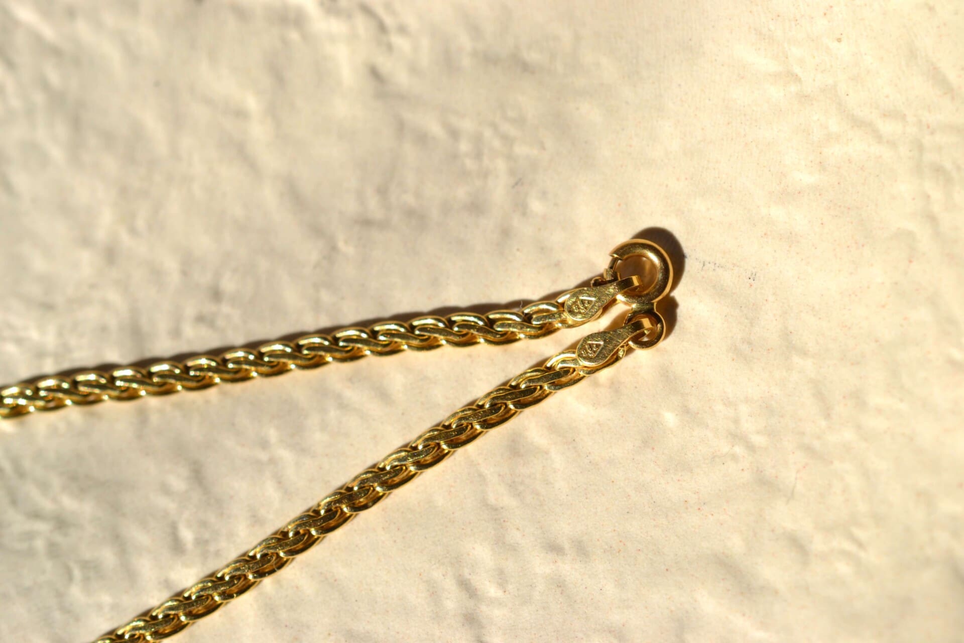 Bracelet maille fantaisie style palmier