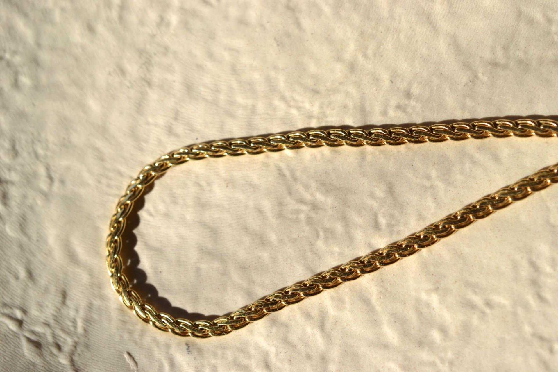 Bracelet maille fantaisie style palmier