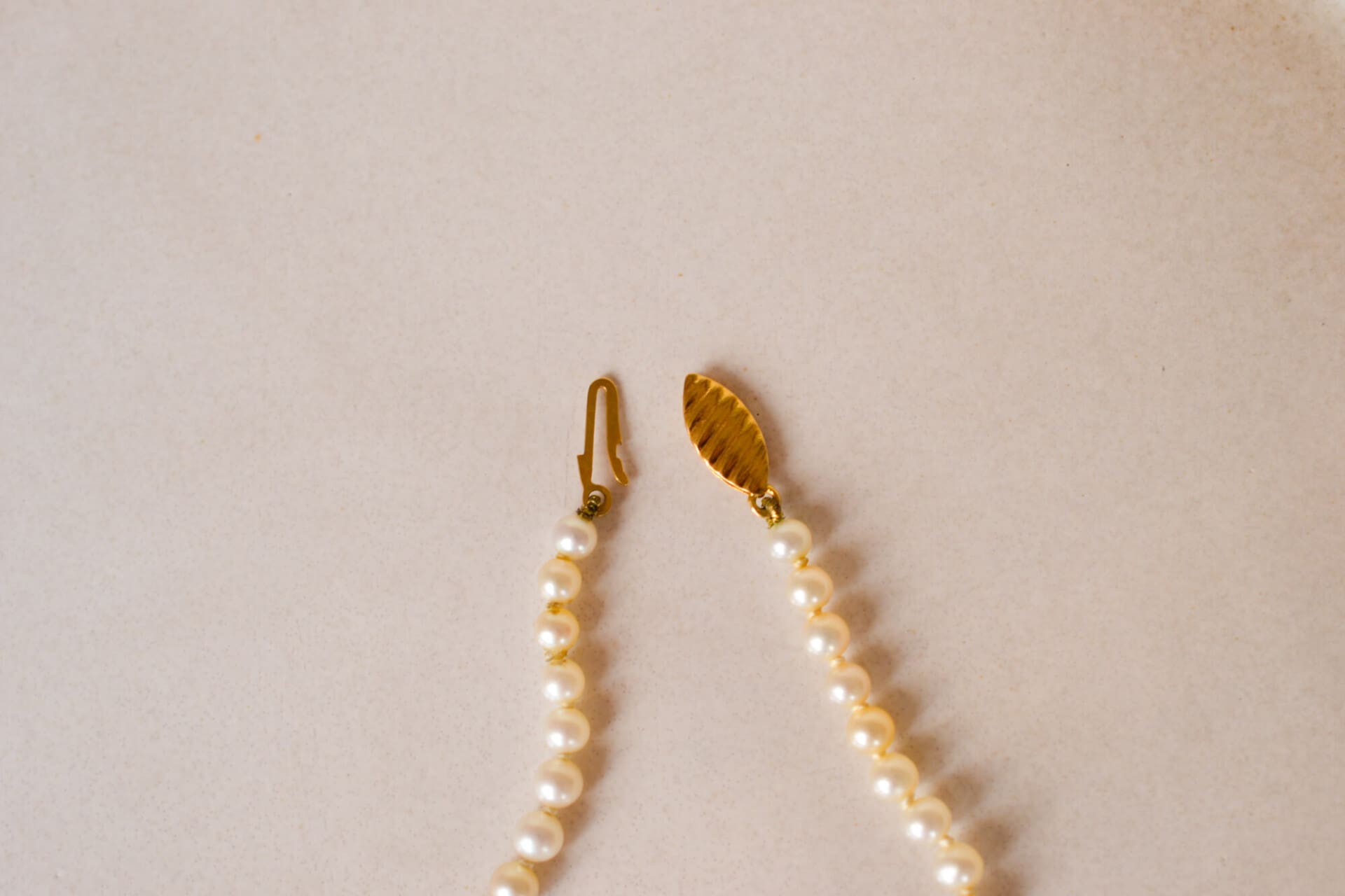Collier fin Perles