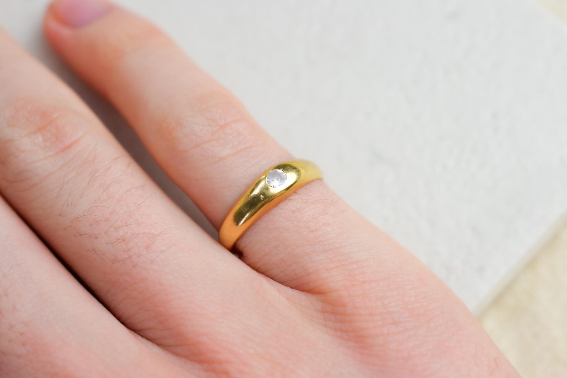 Bague Jonc anglais Oxyde