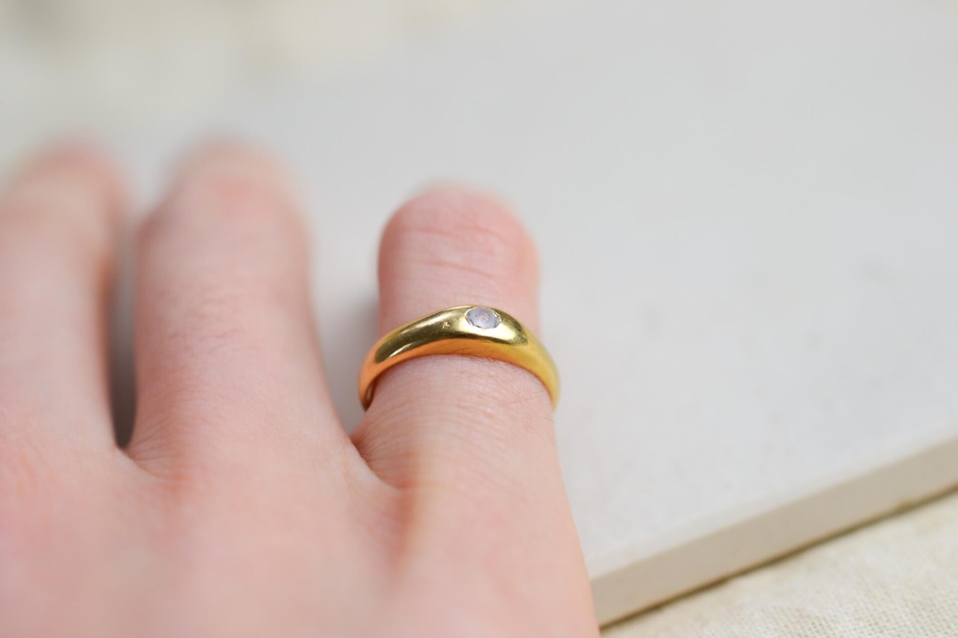 Bague Jonc anglais Oxyde