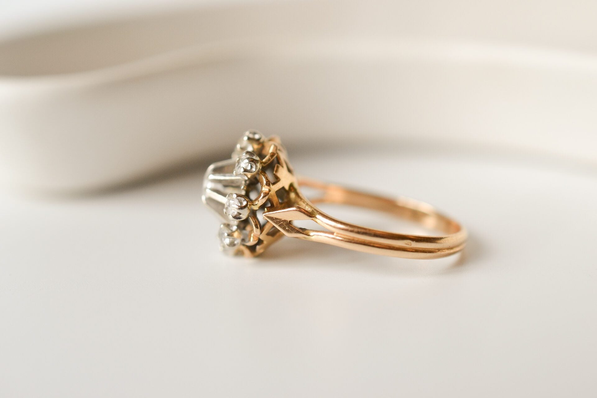 Bague Fleur Oxydes