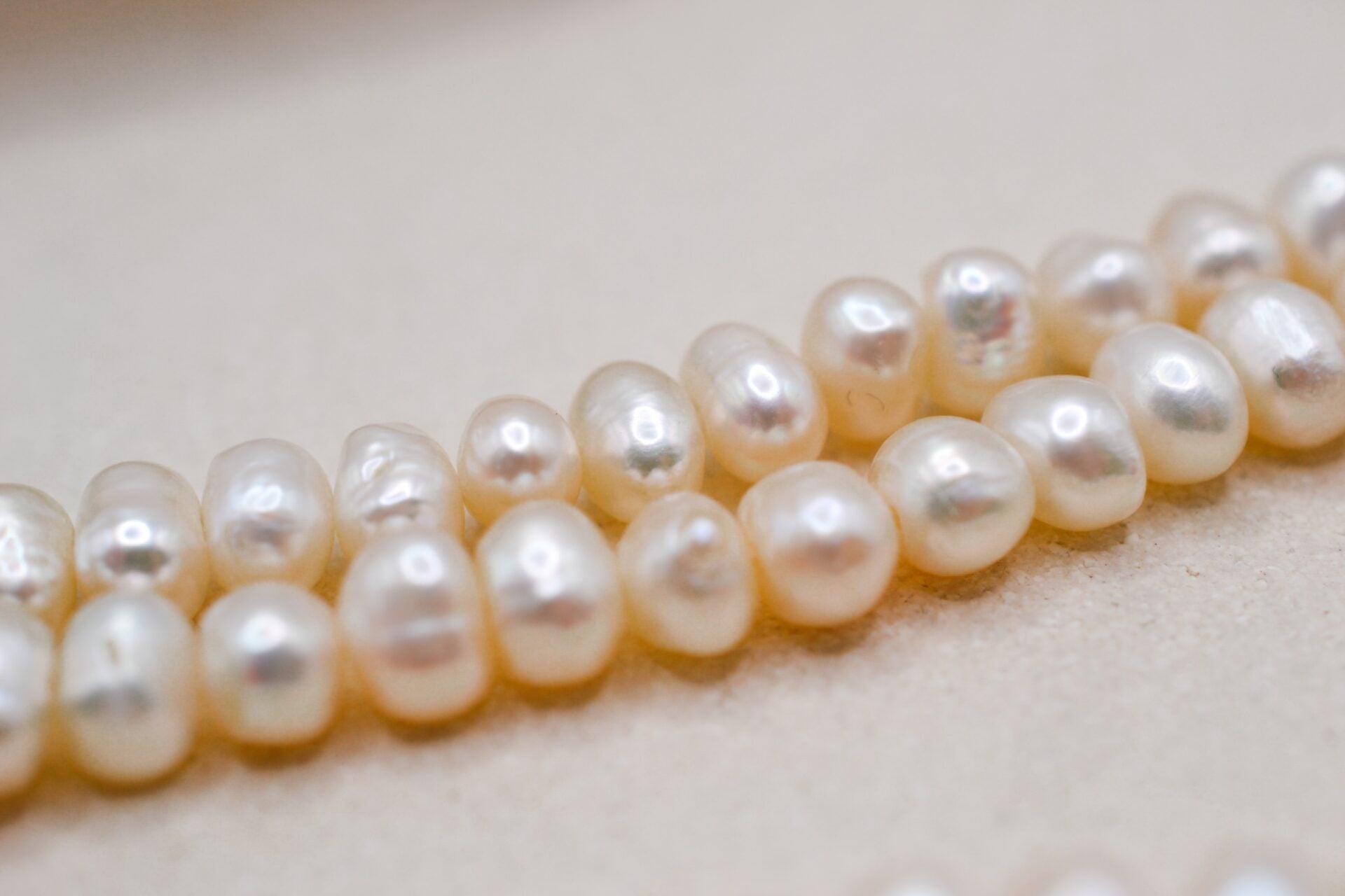 Collier Perles de culture oblong