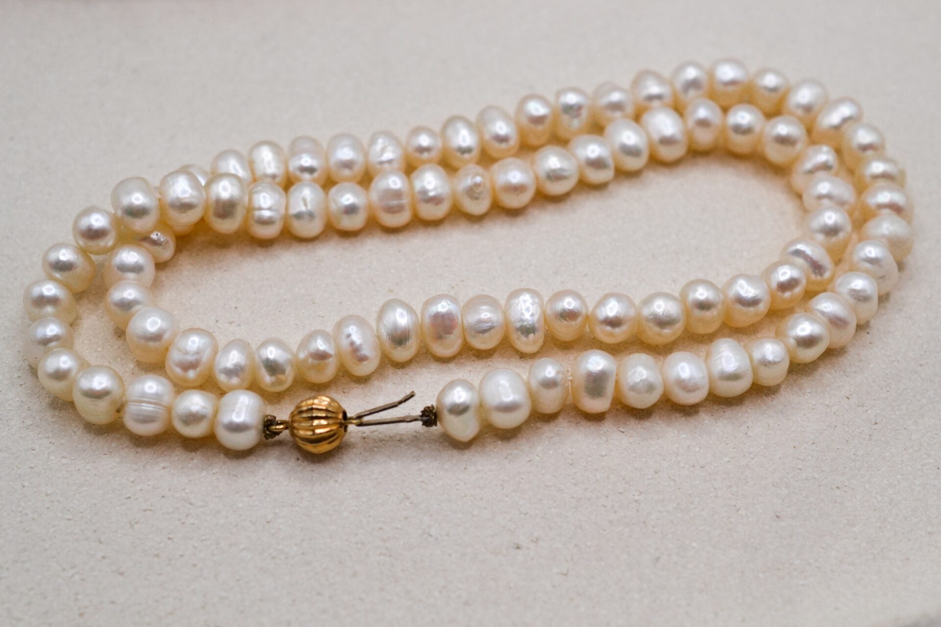 Collier Perles de culture oblong