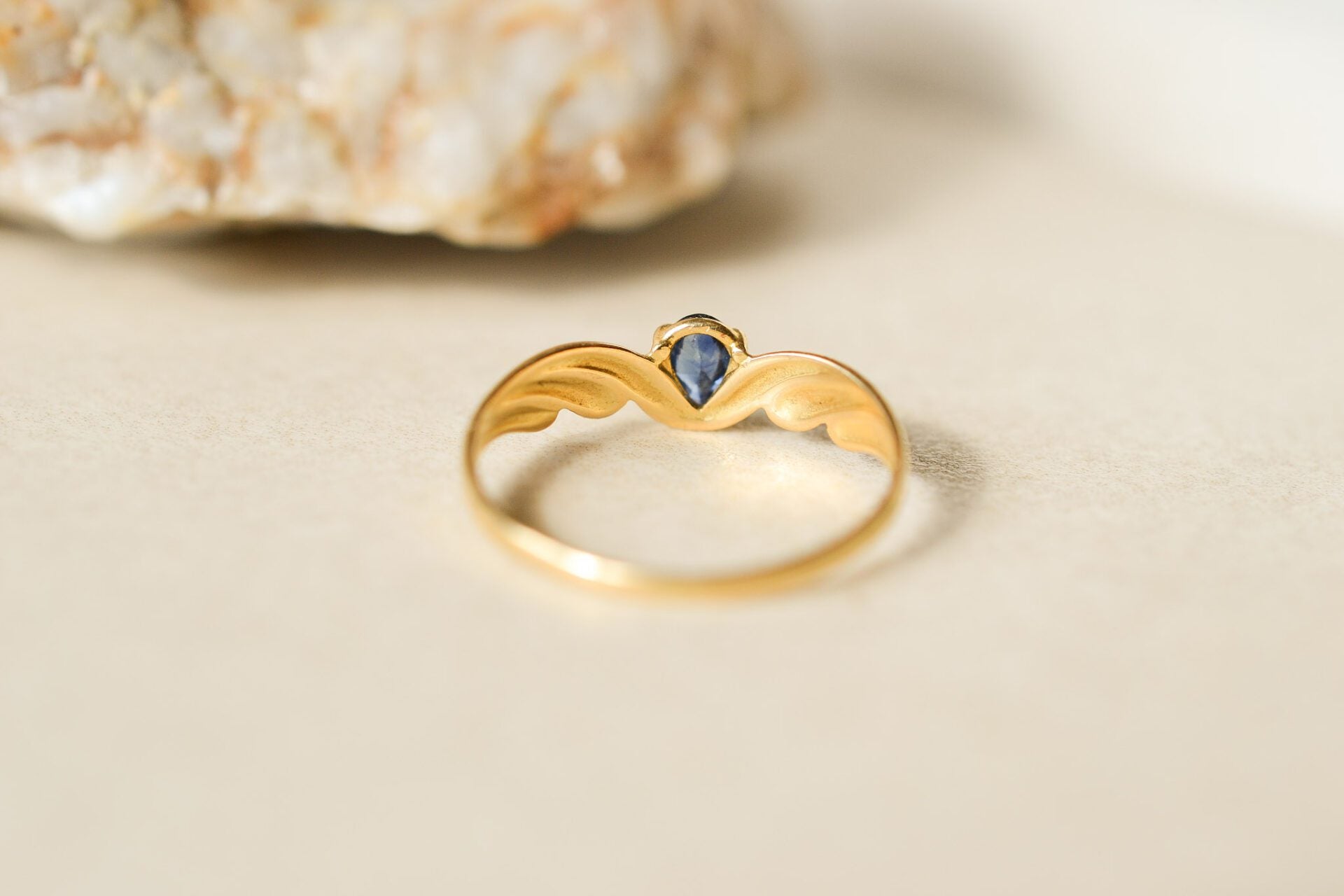 Bague Saphir en Or jaune