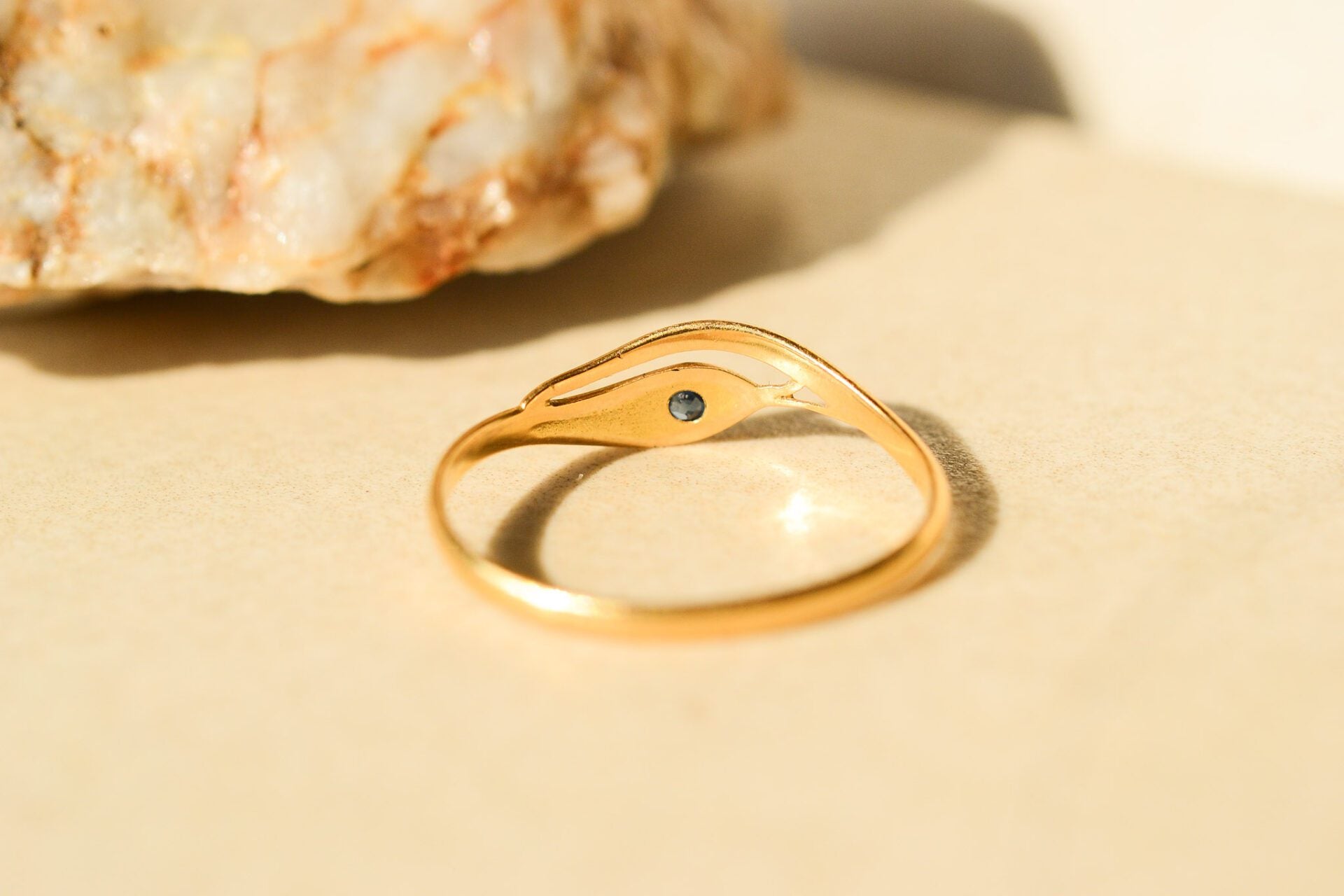 Bague serpent Saphir