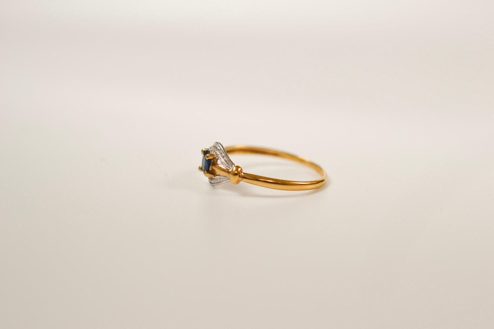 Bague losange Saphir 2 Ors