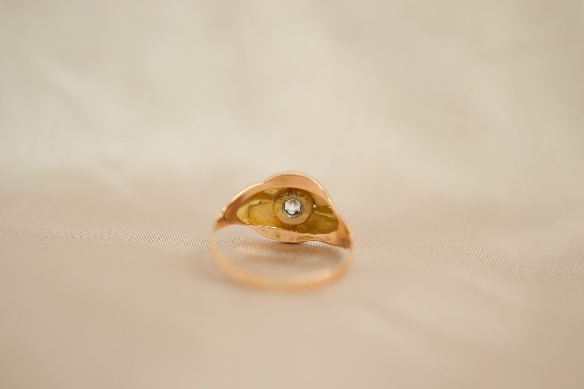 Bague Solitaire Tourbillon