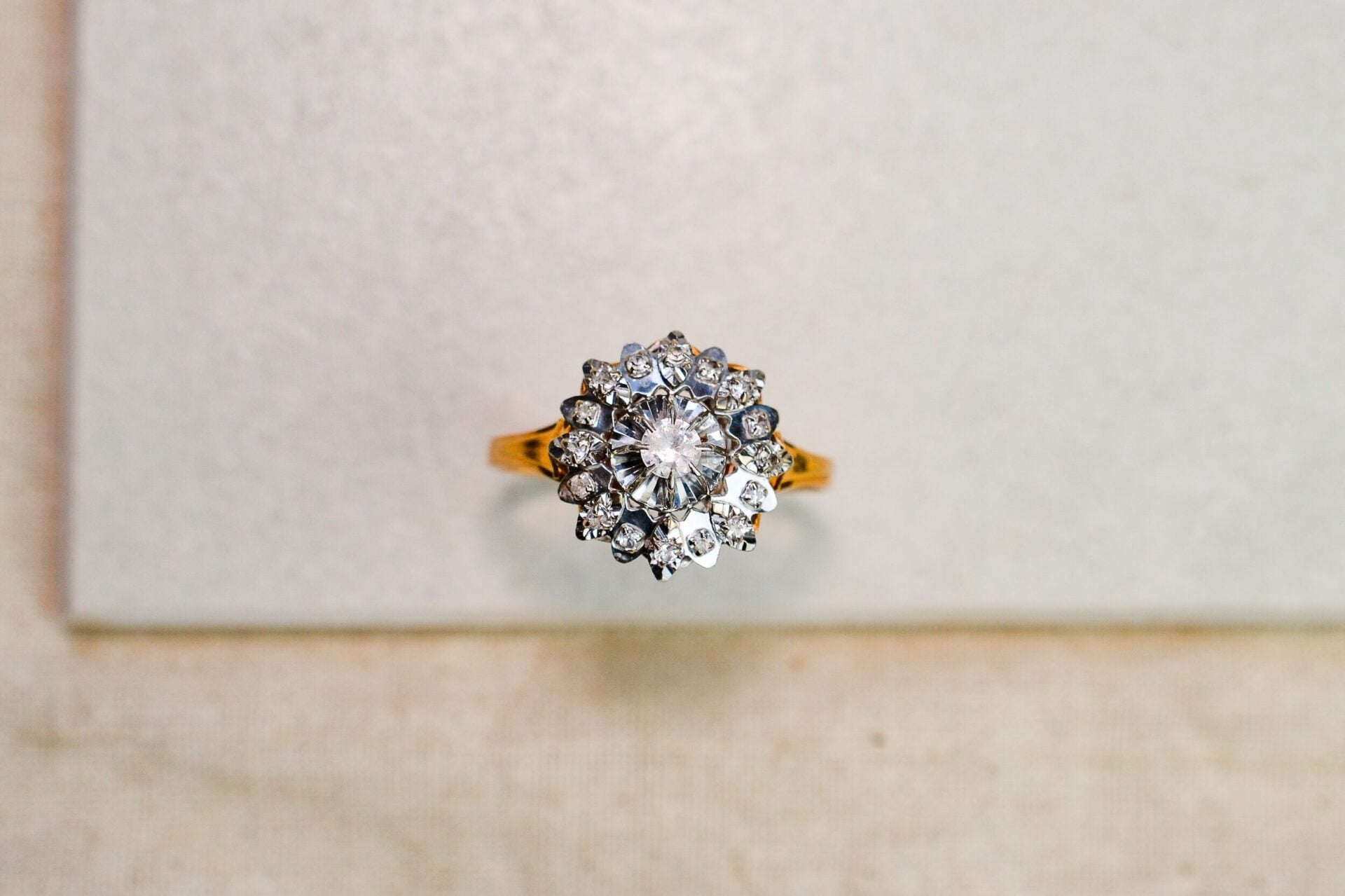 Bague flocon 2 Ors Oxydes