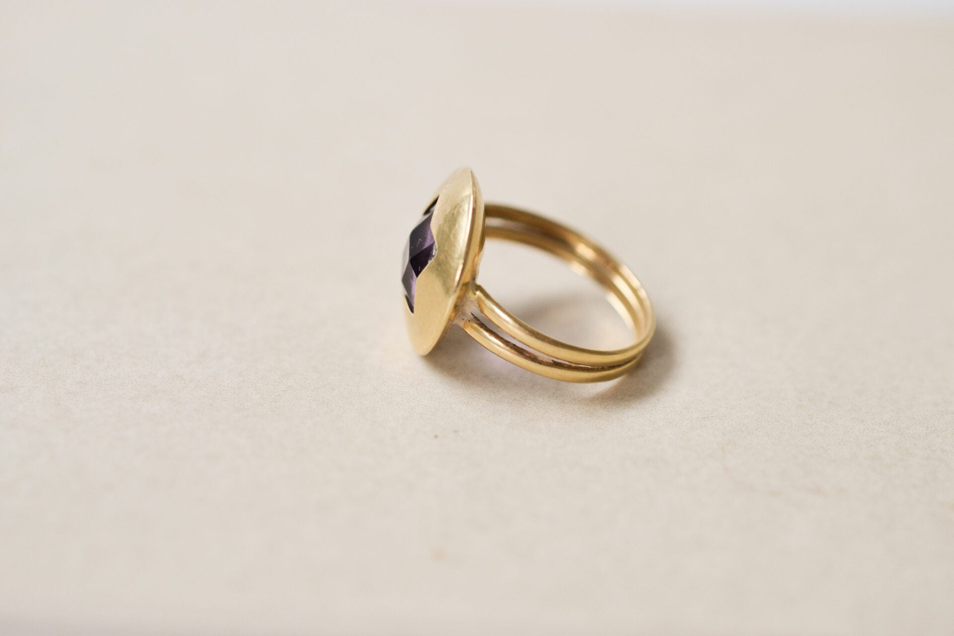 Bague étoile Améthyste